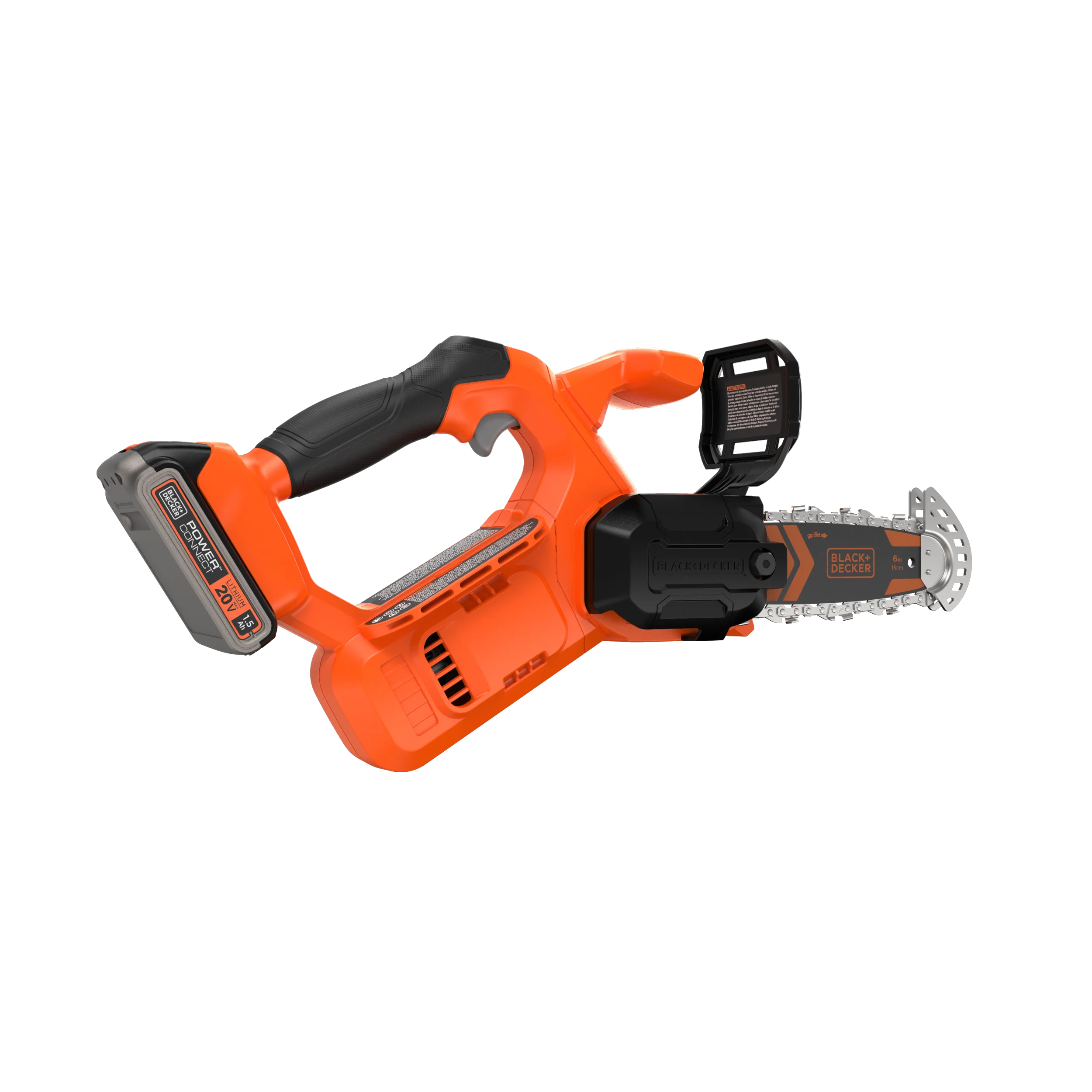 20V MAX* POWERCONNECT™ Cordless 6 Inch Pruning Chainsaw Kit, Battery and Charger Included - Image 33