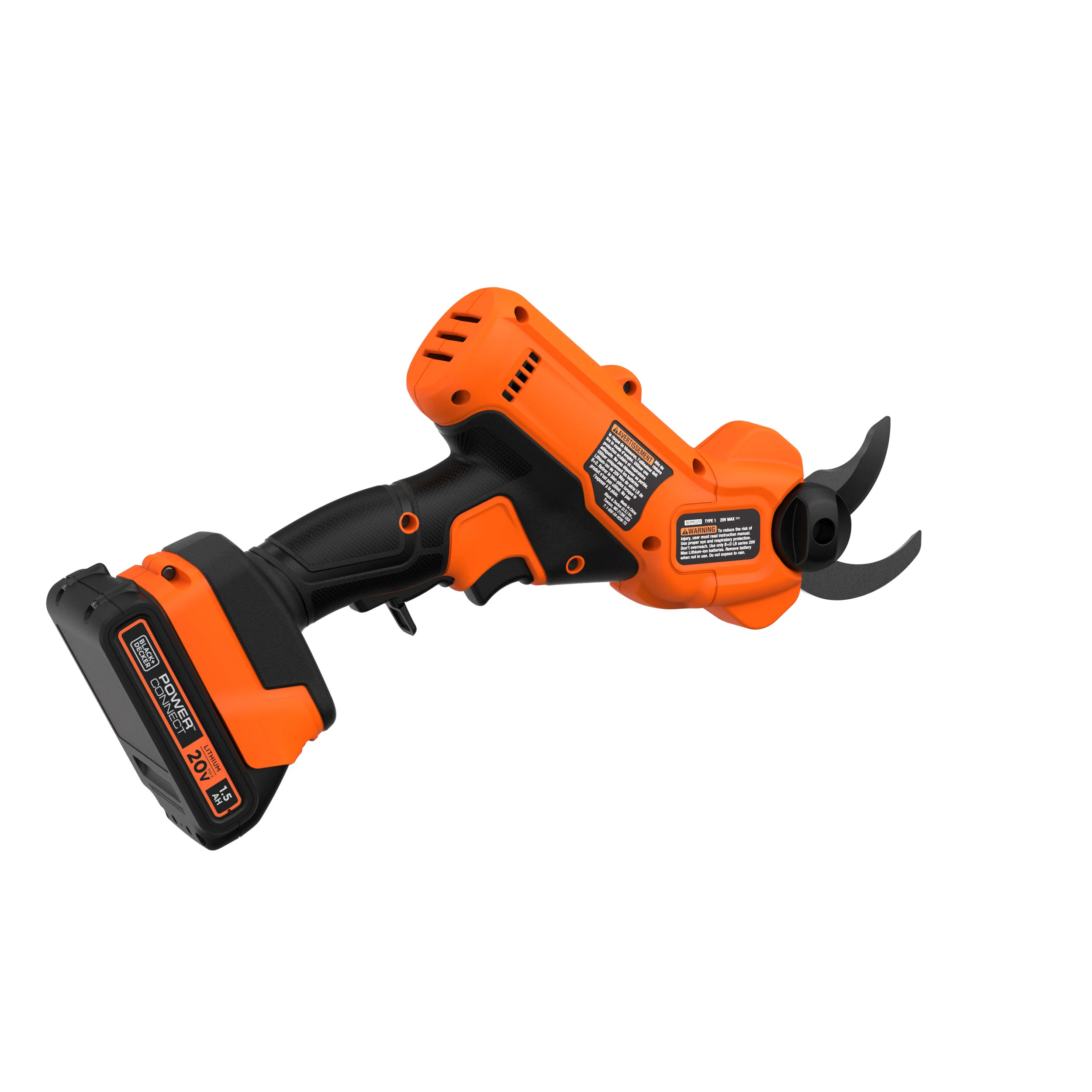 20V MAX* POWERCONNECT™ Cordless Pruner, Battery and Charger Included - Image 19