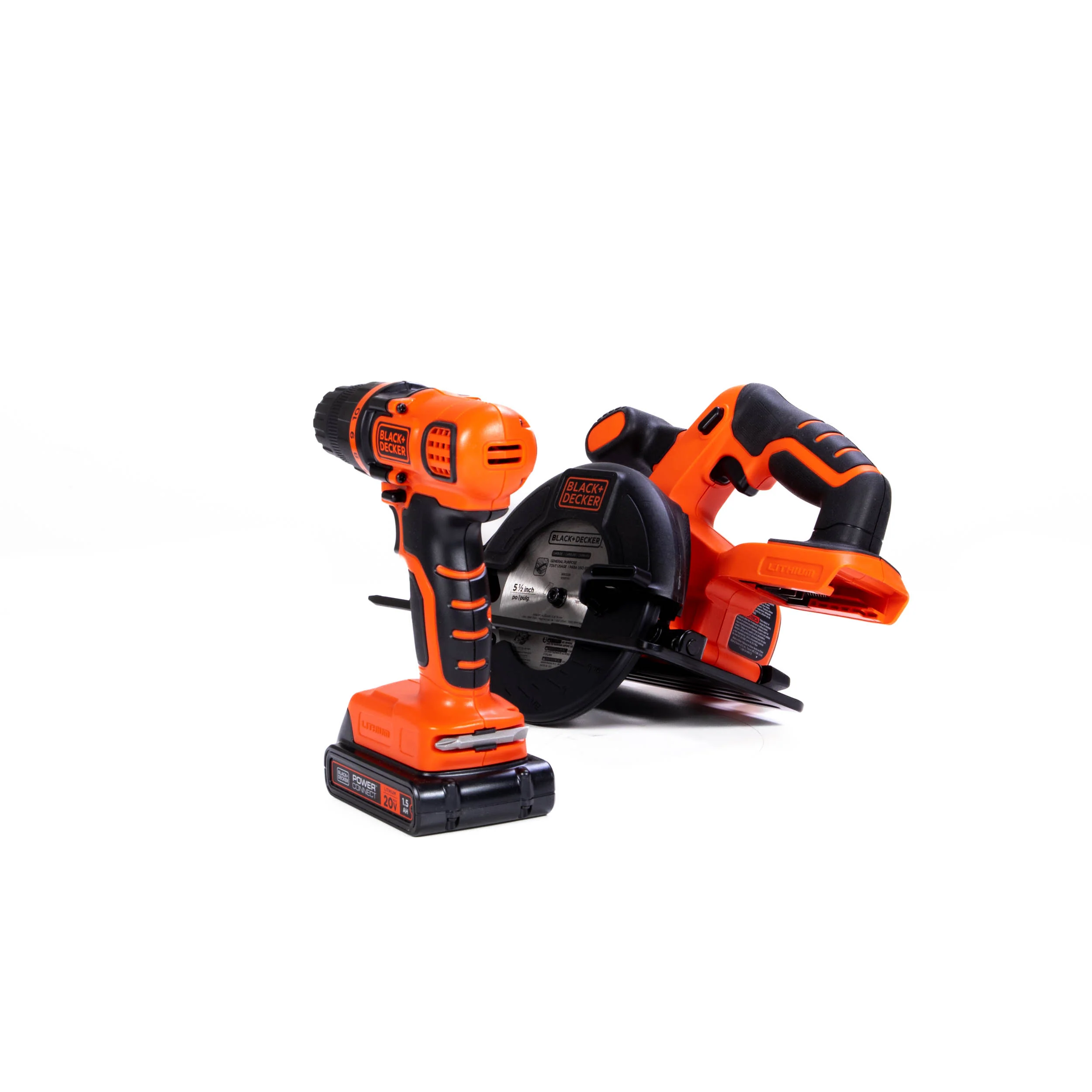 20V MAX* POWERCONNECT™ Cordless Drill/Driver and Circular Saw Combo Kit, Battery and Charger Included - Image 11