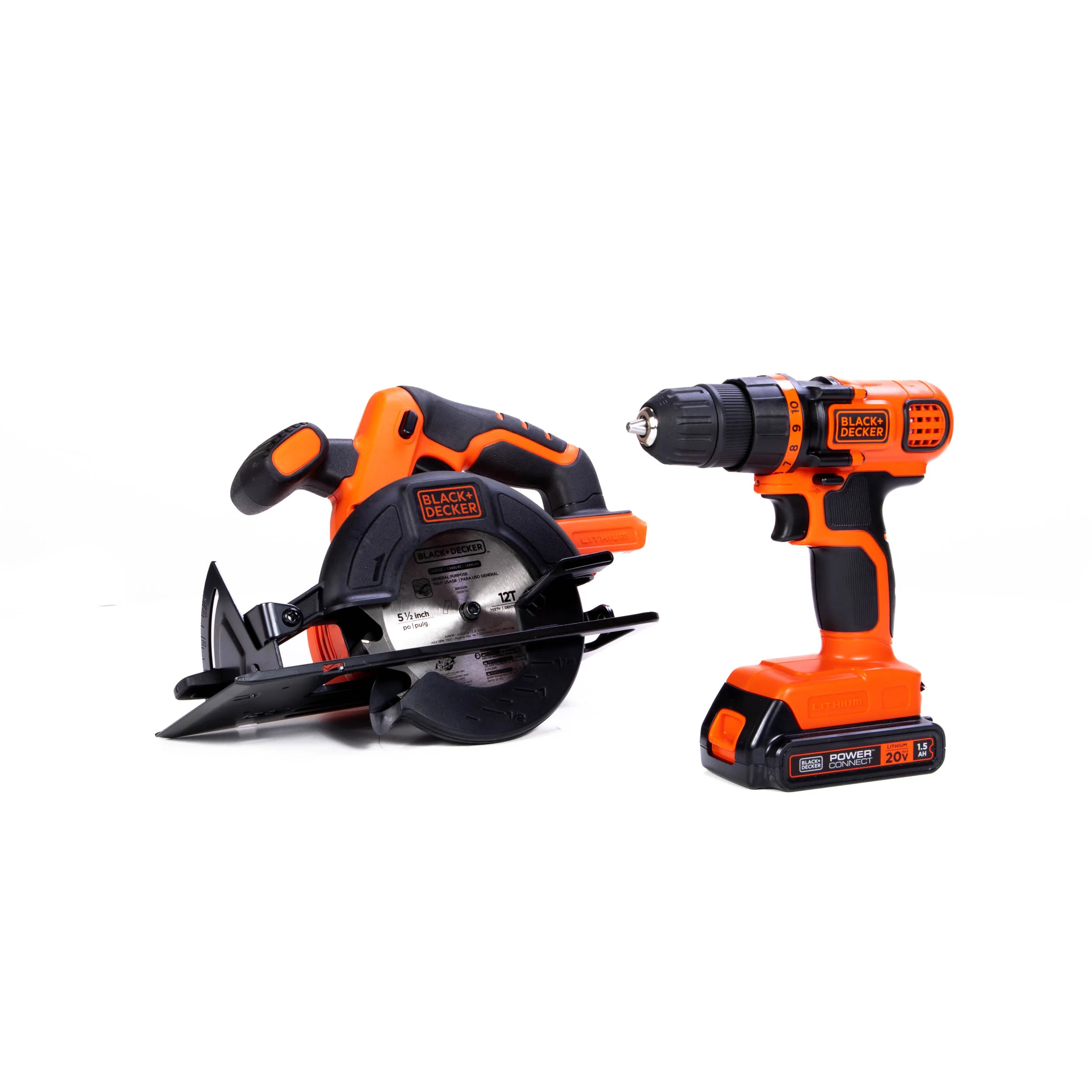 20V MAX* POWERCONNECT™ Cordless Drill/Driver and Circular Saw Combo Kit, Battery and Charger Included - Image 3