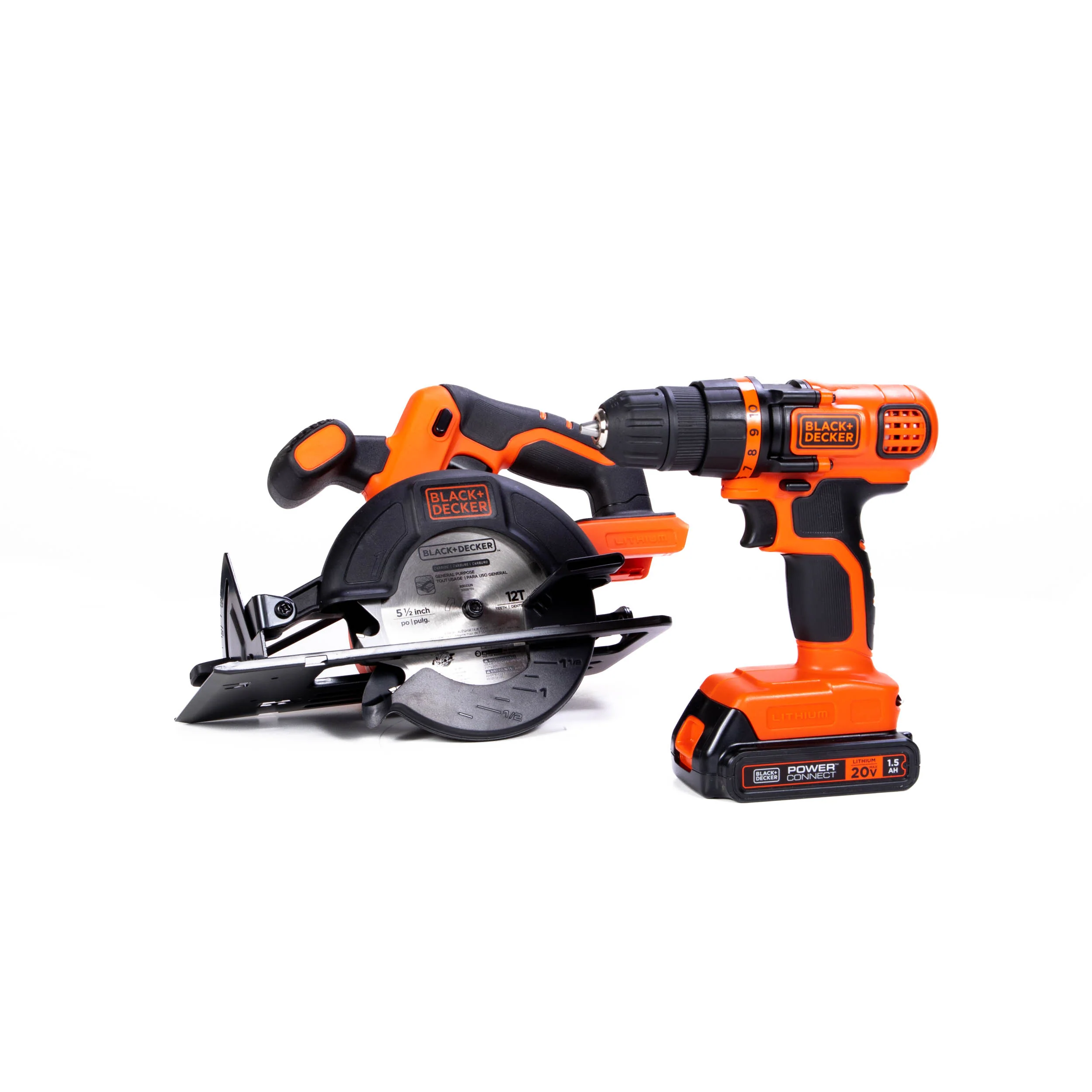 20V MAX* POWERCONNECT™ Cordless Drill/Driver and Circular Saw Combo Kit, Battery and Charger Included - Image 4