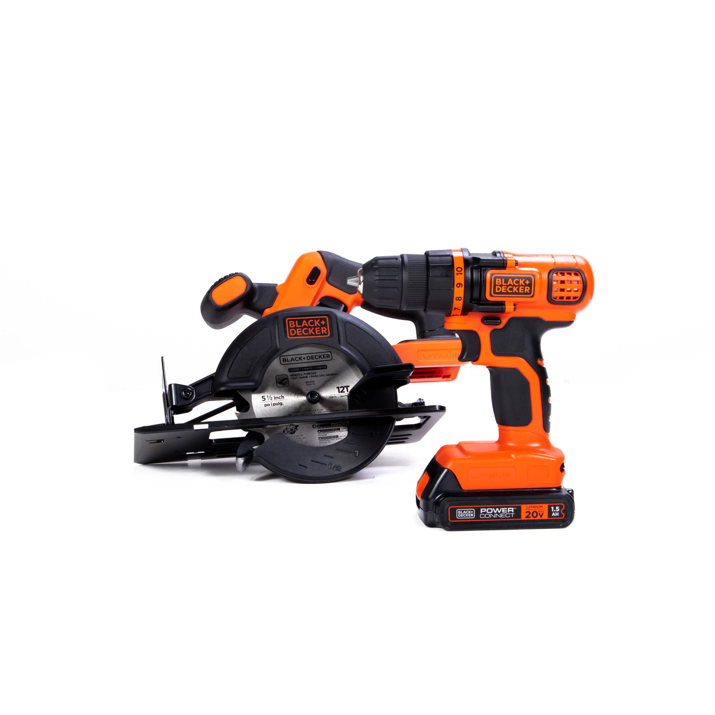 20V MAX* POWERCONNECT™ Cordless Drill/Driver and Circular Saw Combo Kit, Battery and Charger Included - Image 5