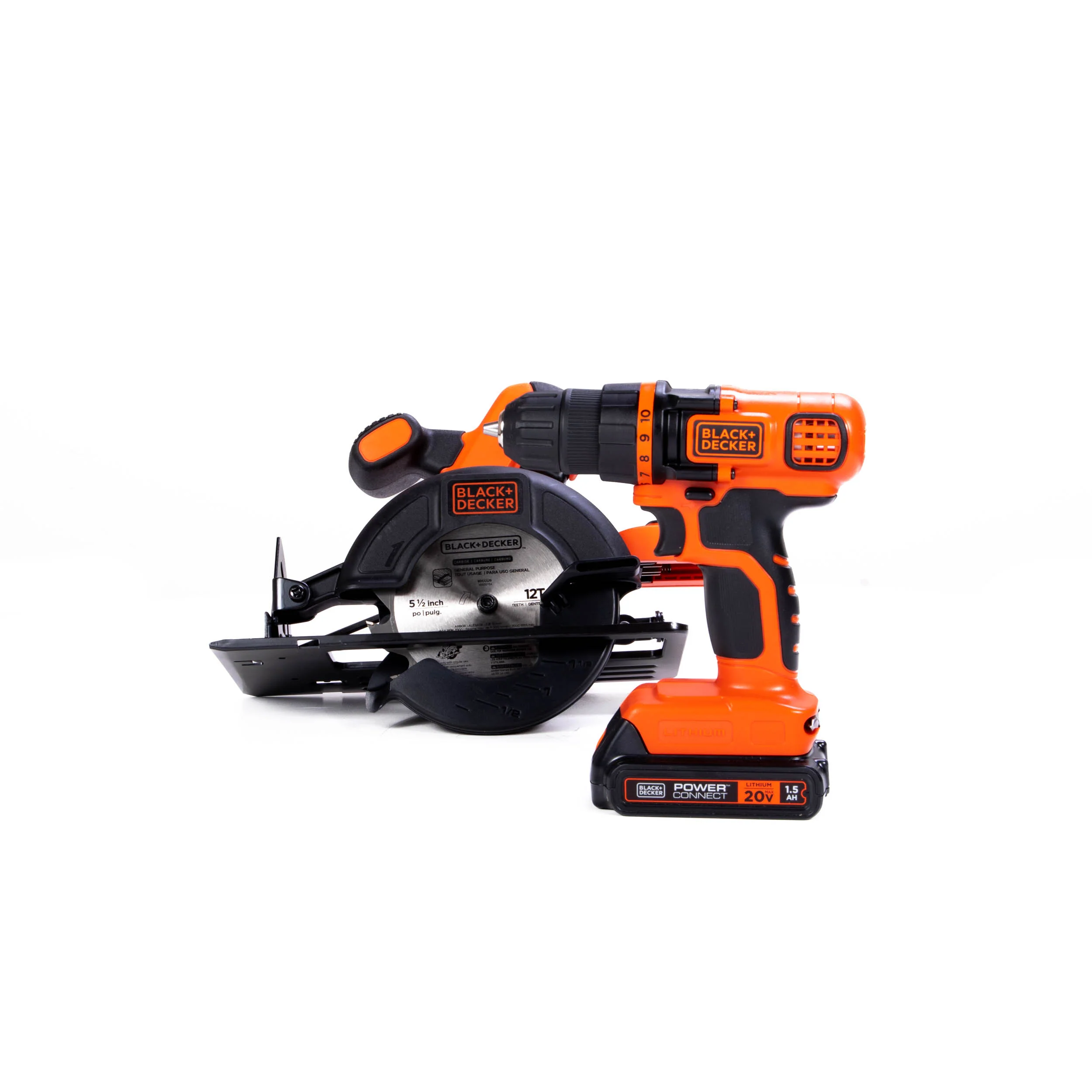 20V MAX* POWERCONNECT™ Cordless Drill/Driver and Circular Saw Combo Kit, Battery and Charger Included - Image 6