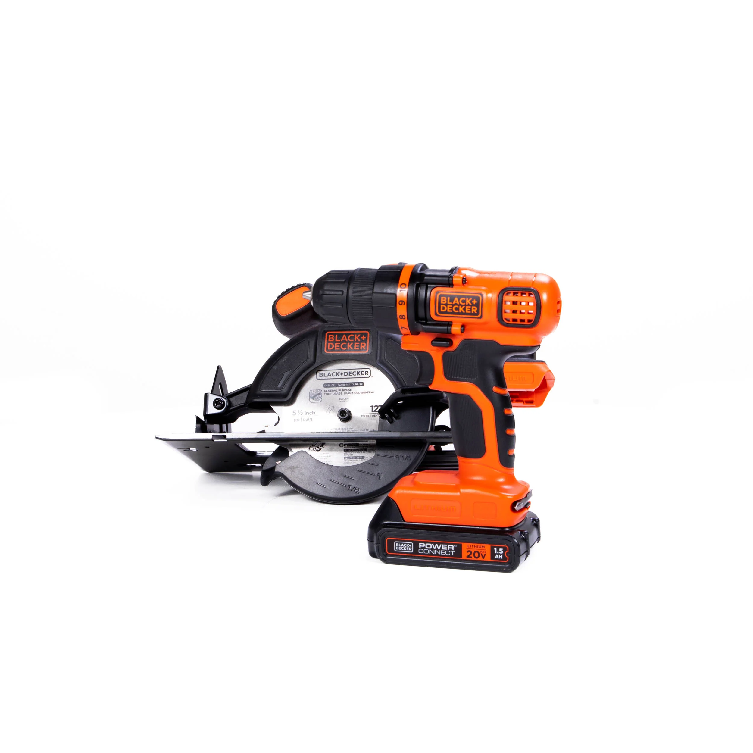 20V MAX* POWERCONNECT™ Cordless Drill/Driver and Circular Saw Combo Kit, Battery and Charger Included - Image 7