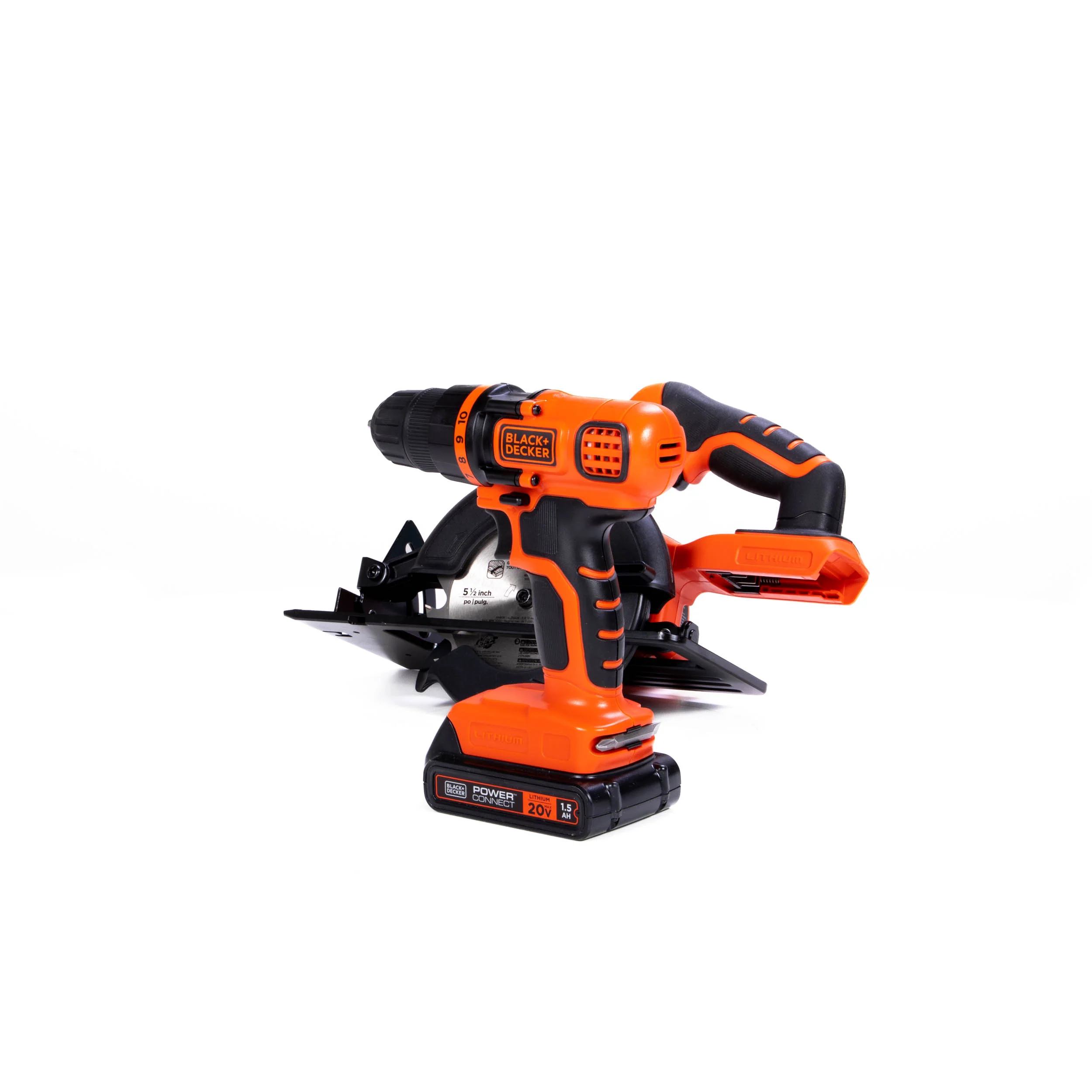 20V MAX* POWERCONNECT™ Cordless Drill/Driver and Circular Saw Combo Kit, Battery and Charger Included - Image 9