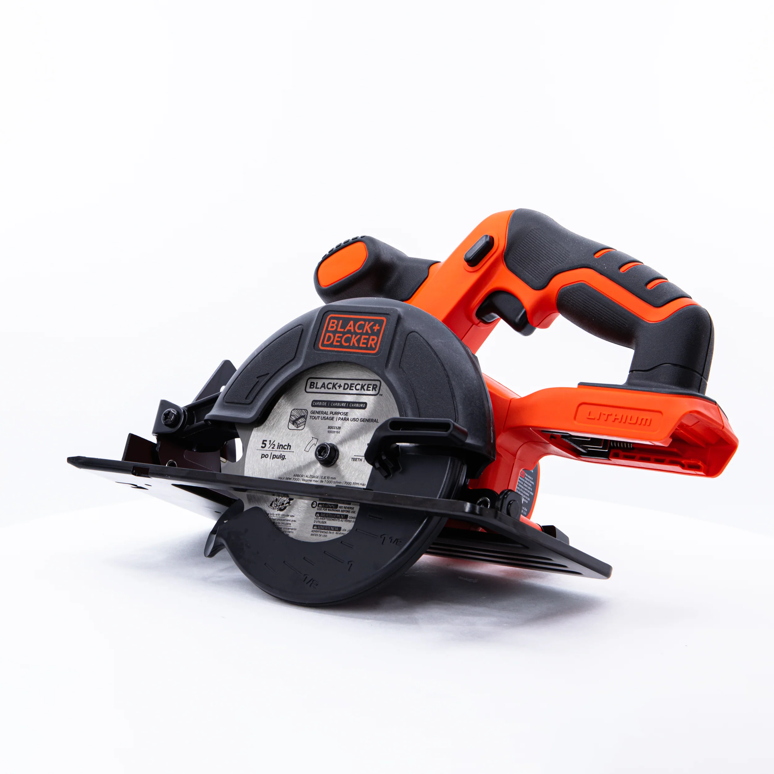 20V MAX* POWERCONNECT™ 5-1/2 Inch Cordless Circular Saw, Battery and Charger Not Included - Image 7