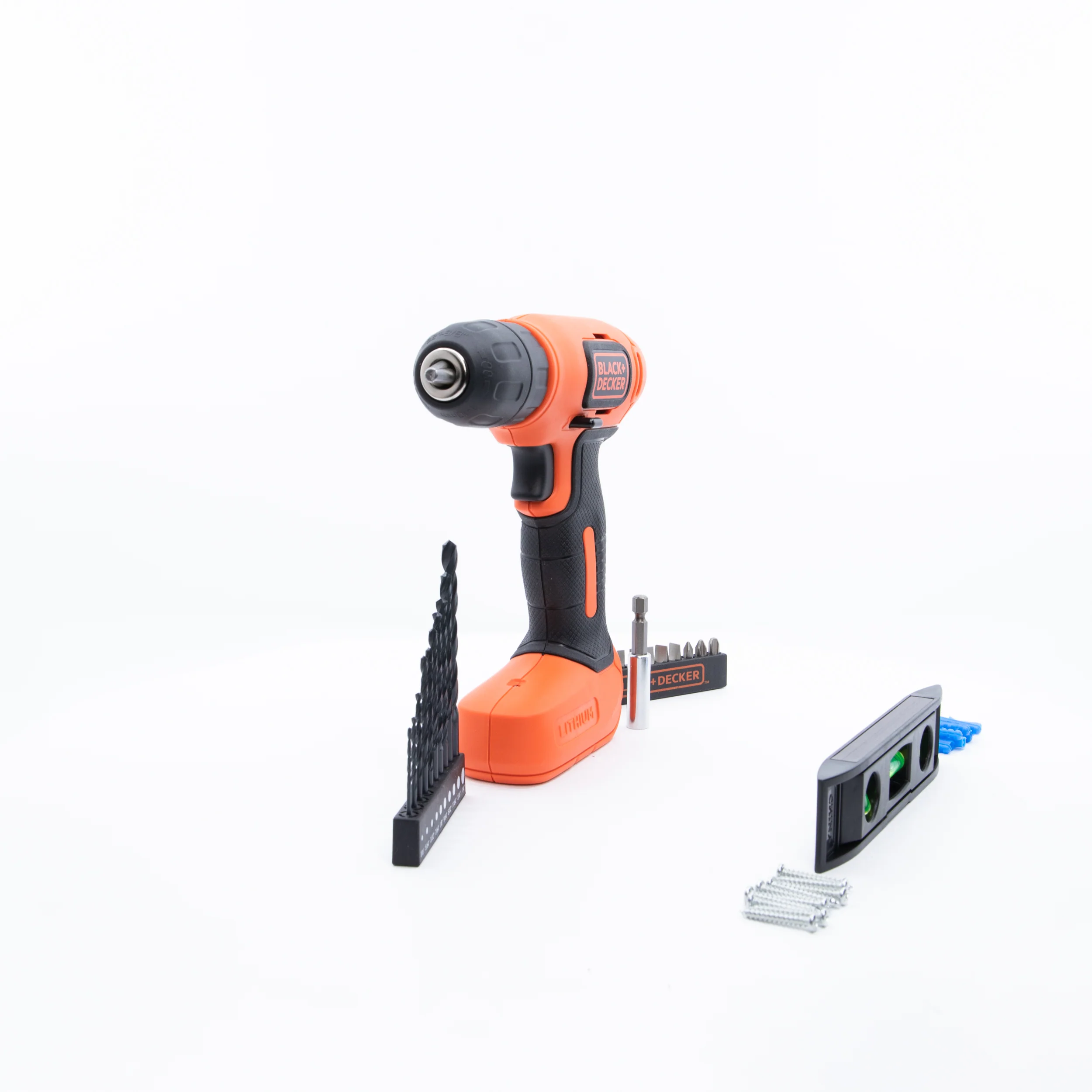 8V MAX* Cordless Drill + 43 Pc. Home Decor Project Kit - Image 33