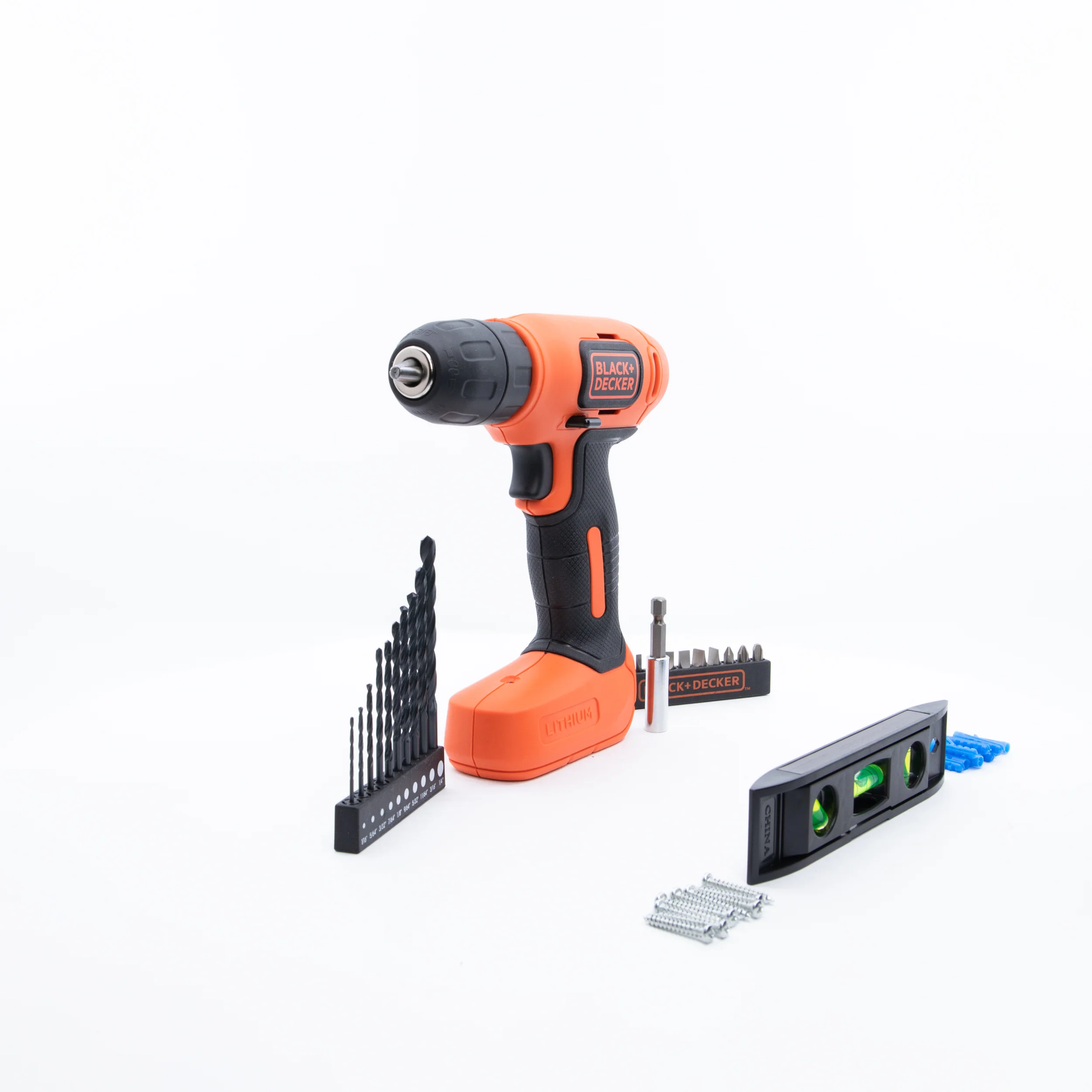 8V MAX* Cordless Drill + 43 Pc. Home Decor Project Kit - Image 34