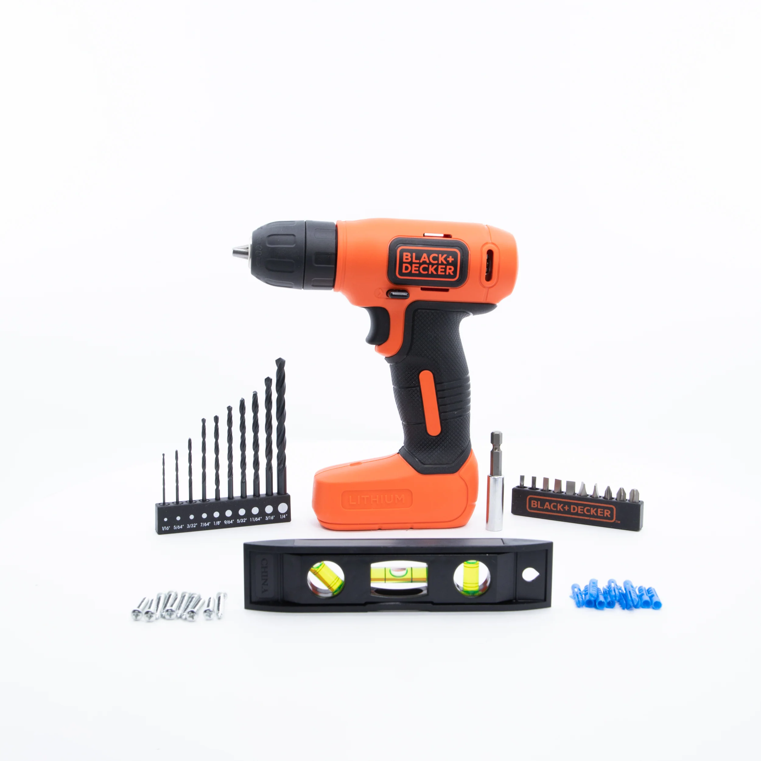 8V MAX* Cordless Drill + 43 Pc. Home Decor Project Kit - Image 9