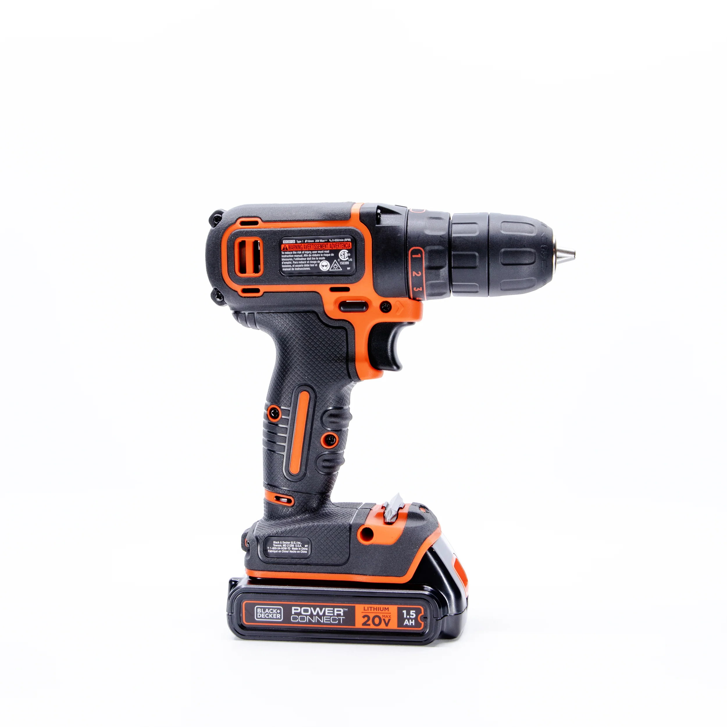 20V MAX* POWERCONNECT™ Cordless 3/8 Inch Drill Driver Kit, Battery and Charger Included - Image 23