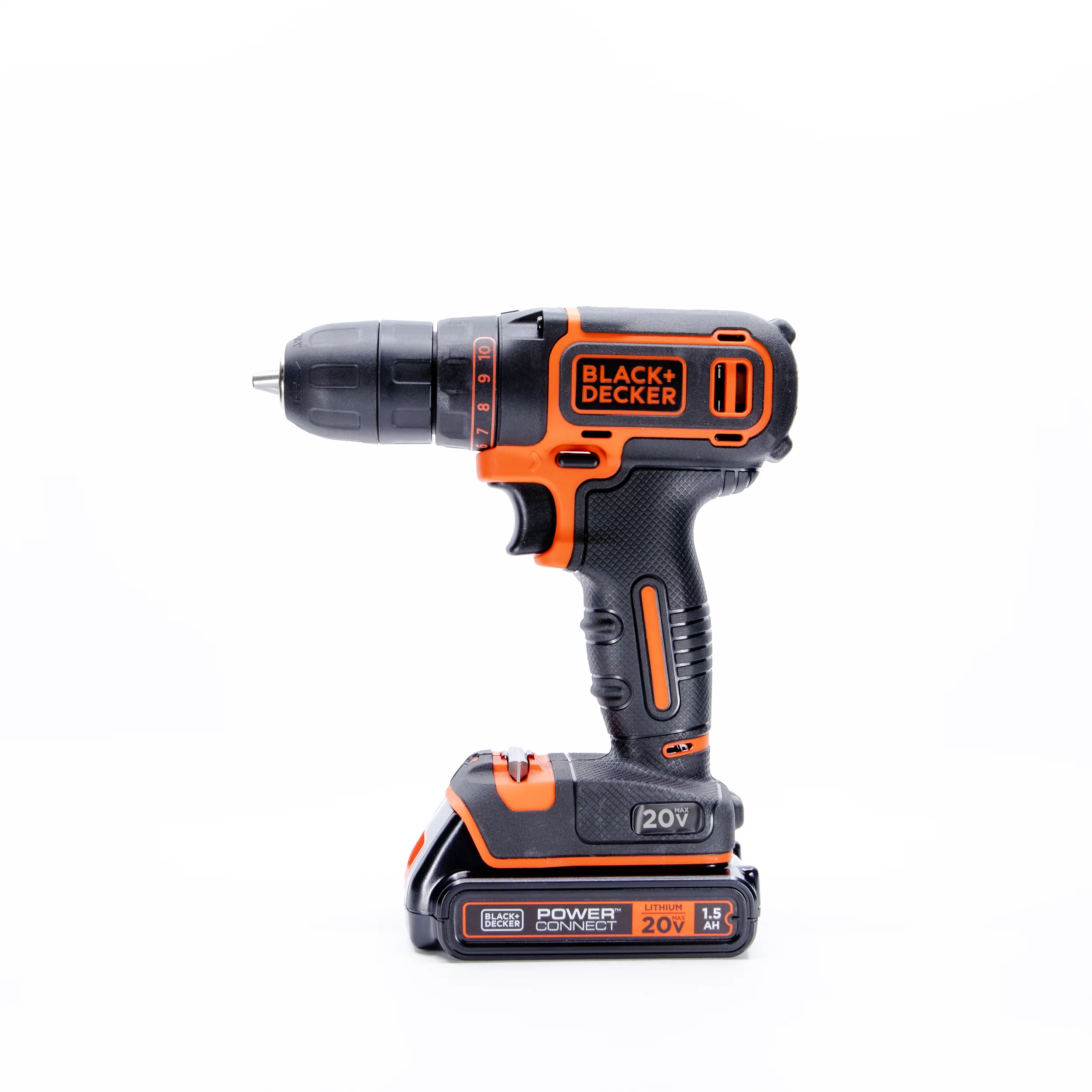 20V MAX* POWERCONNECT™ Cordless 3/8 Inch Drill Driver Kit, Battery and Charger Included - Image 4