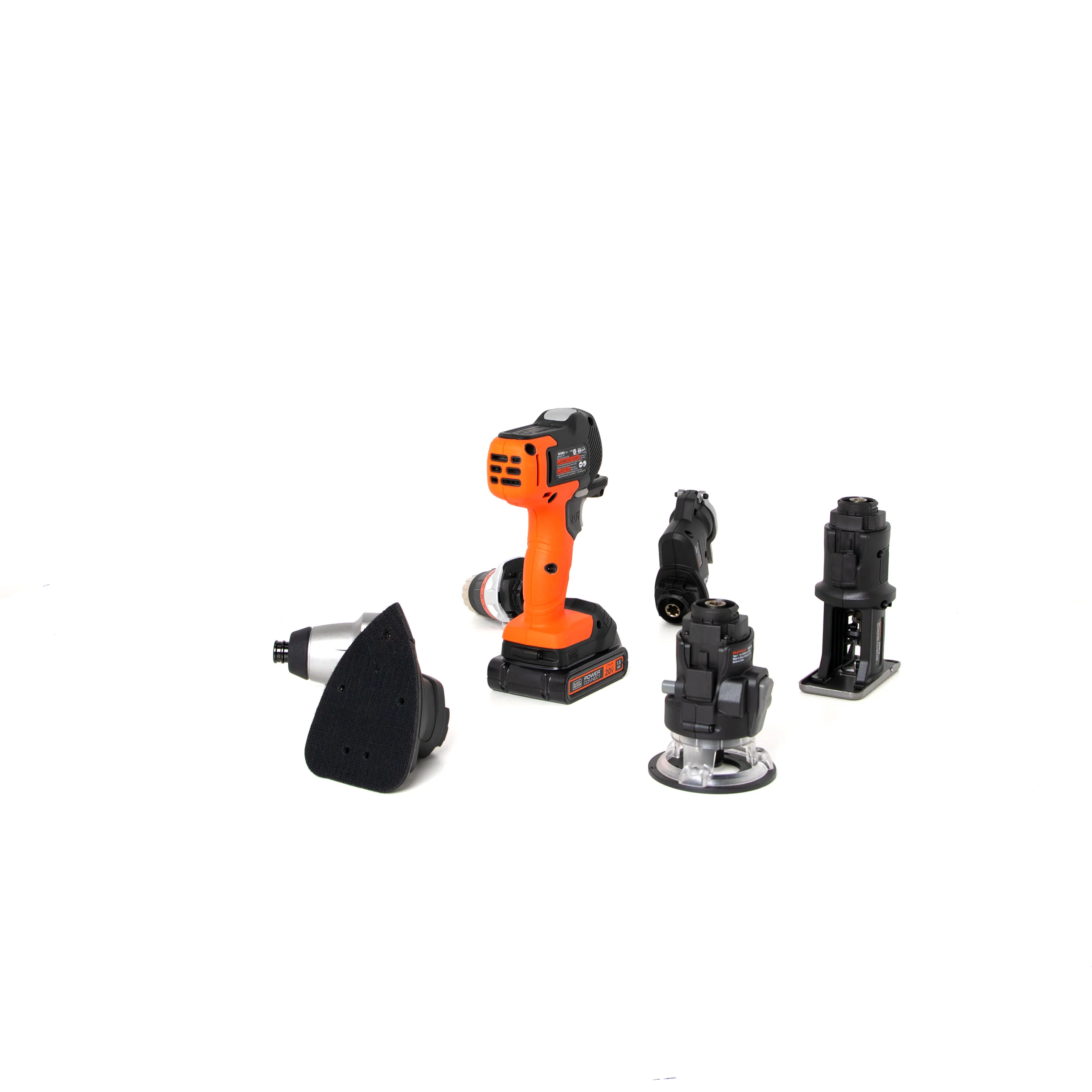 20V MAX* POWERCONNECT™ MATRIX™ Cordless Drill and 6-Piece Power Tool Combo Kit, Battery and Charger Included - Image 15