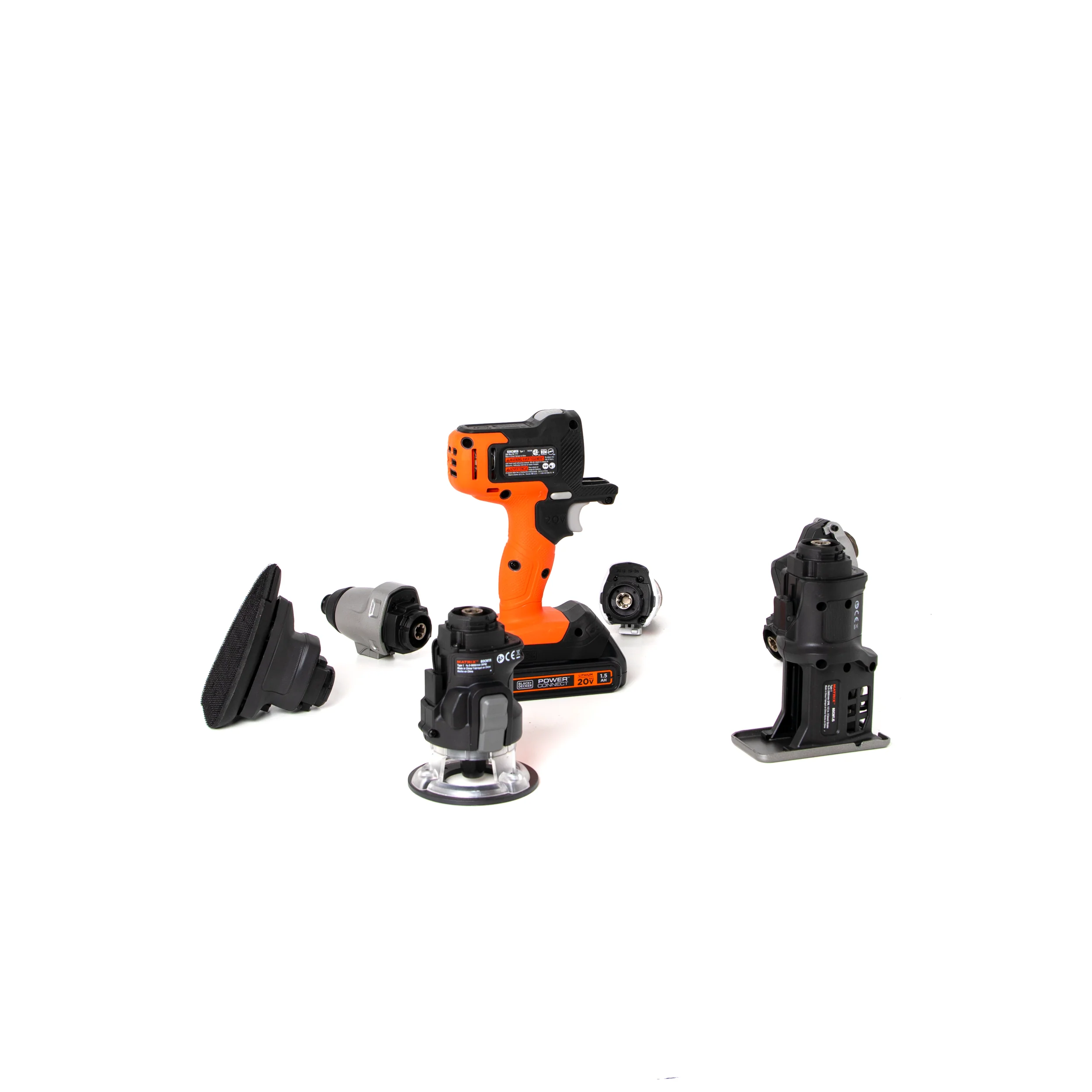 20V MAX* POWERCONNECT™ MATRIX™ Cordless Drill and 6-Piece Power Tool Combo Kit, Battery and Charger Included - Image 19