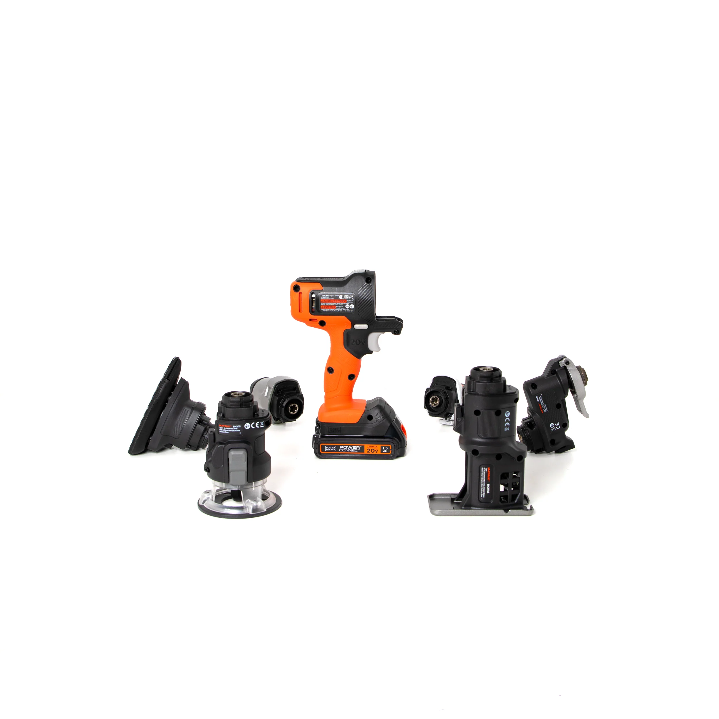 20V MAX* POWERCONNECT™ MATRIX™ Cordless Drill and 6-Piece Power Tool Combo Kit, Battery and Charger Included - Image 21