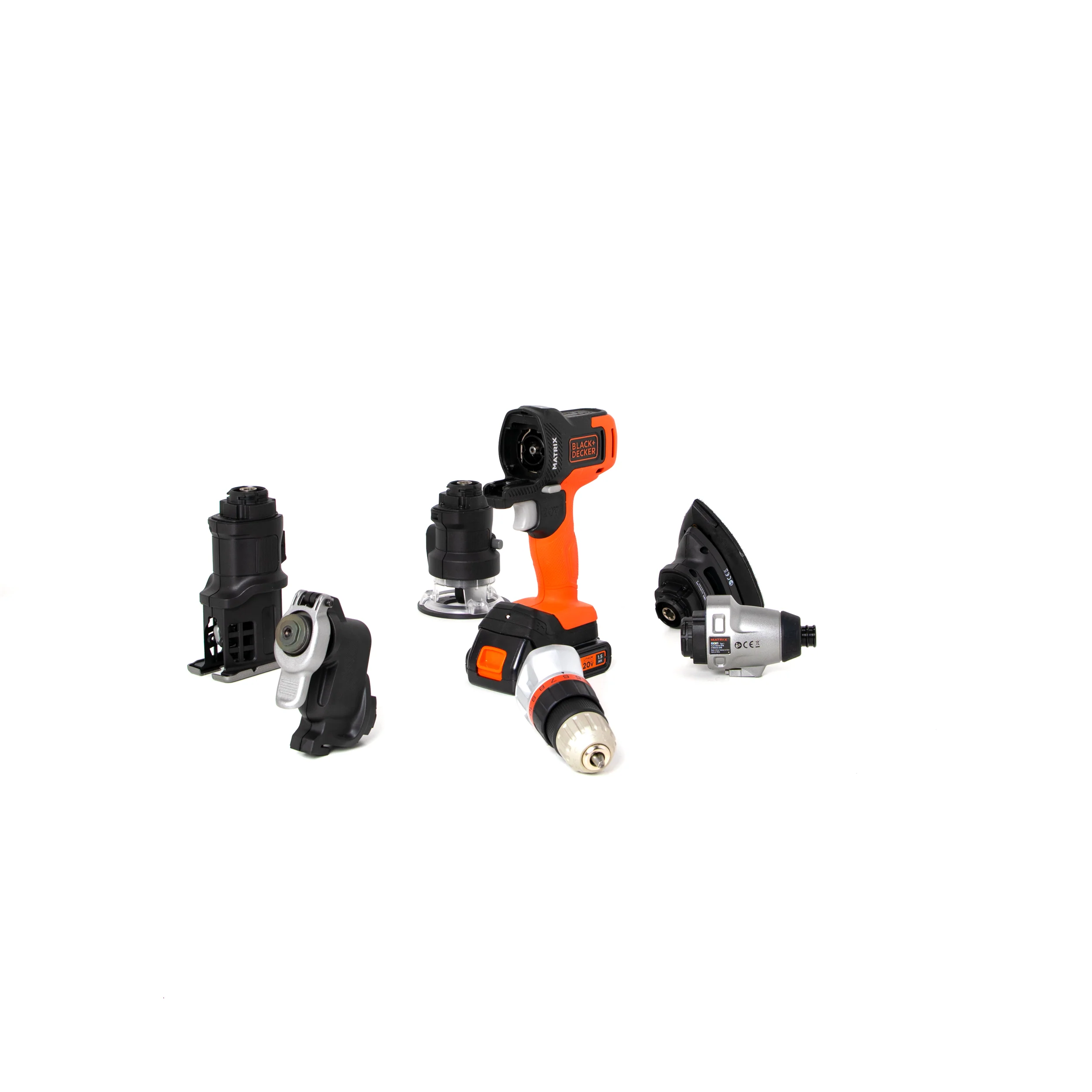 20V MAX* POWERCONNECT™ MATRIX™ Cordless Drill and 6-Piece Power Tool Combo Kit, Battery and Charger Included - Image 34