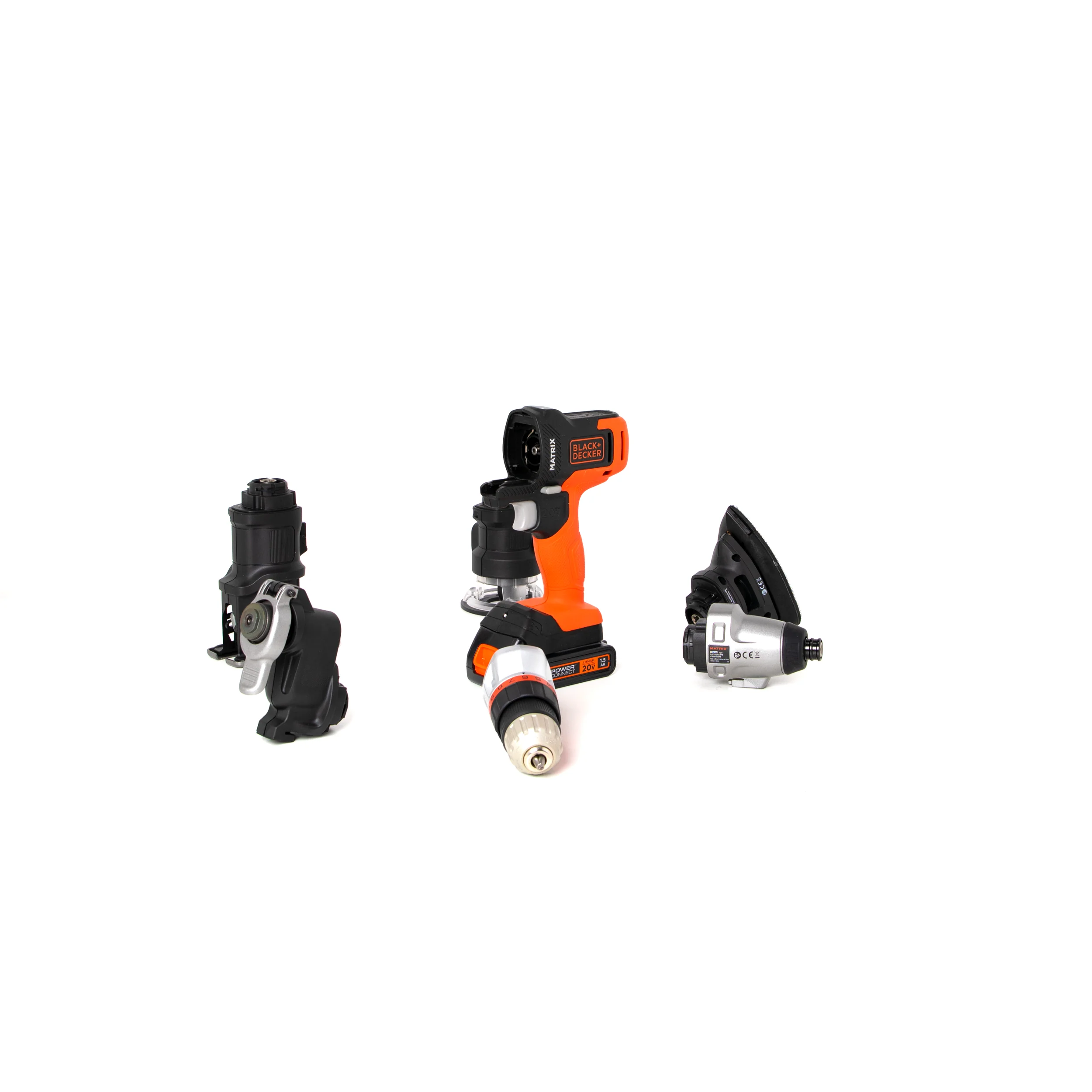 20V MAX* POWERCONNECT™ MATRIX™ Cordless Drill and 6-Piece Power Tool Combo Kit, Battery and Charger Included - Image 35