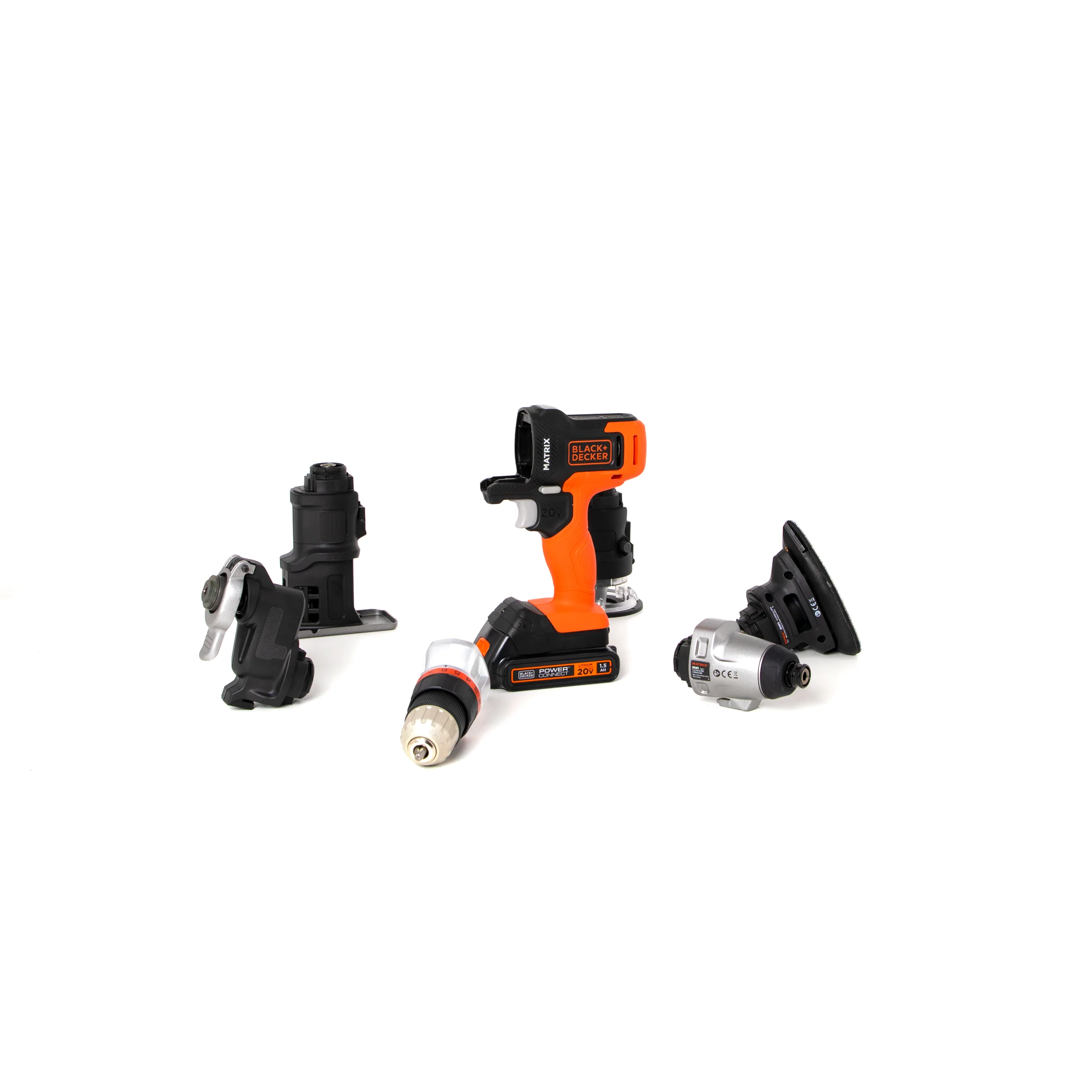 20V MAX* POWERCONNECT™ MATRIX™ Cordless Drill and 6-Piece Power Tool Combo Kit, Battery and Charger Included - Image 37