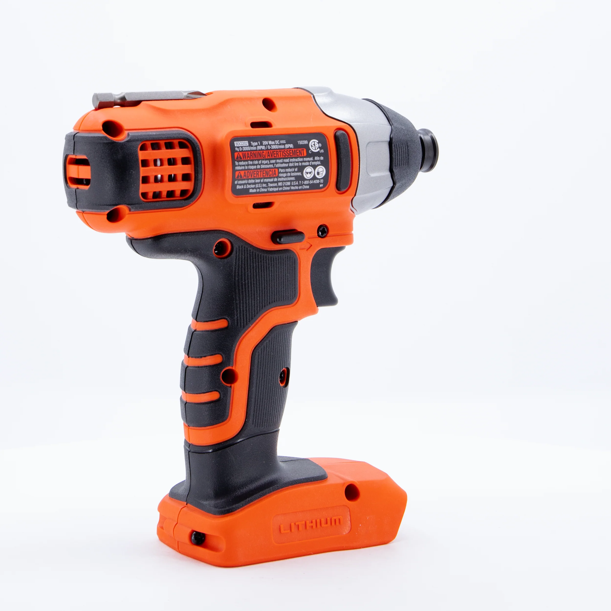 20V MAX* POWERCONNECT™ Cordless Impact Driver, Battery and Charger Not Included - Image 18