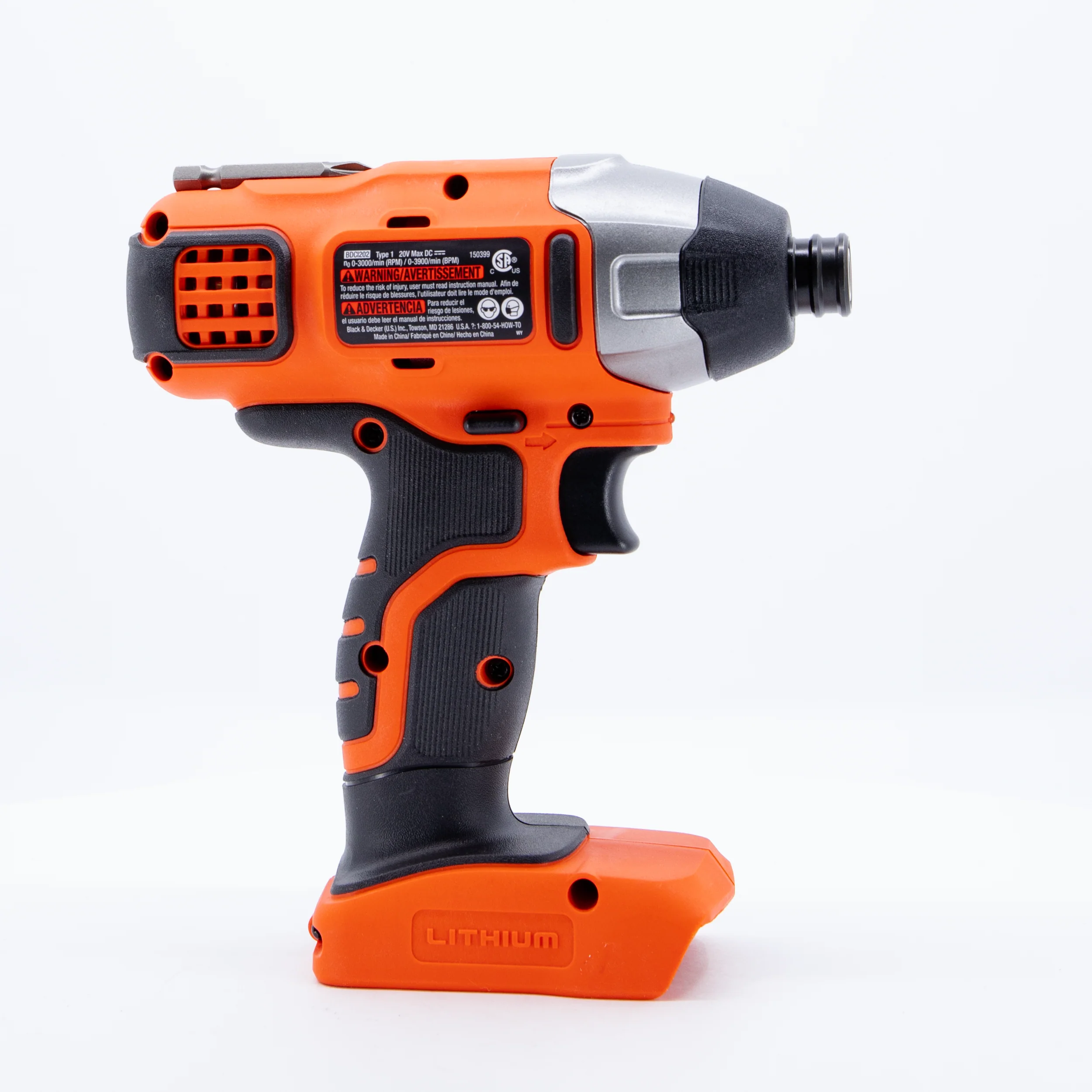 20V MAX* POWERCONNECT™ Cordless Impact Driver, Battery and Charger Not Included - Image 22