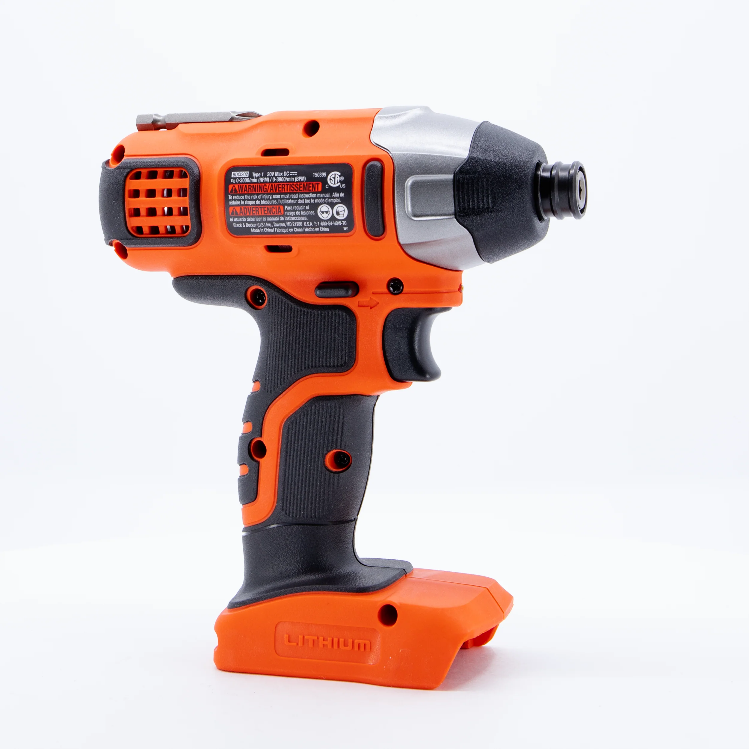 20V MAX* POWERCONNECT™ Cordless Impact Driver, Battery and Charger Not Included - Image 23