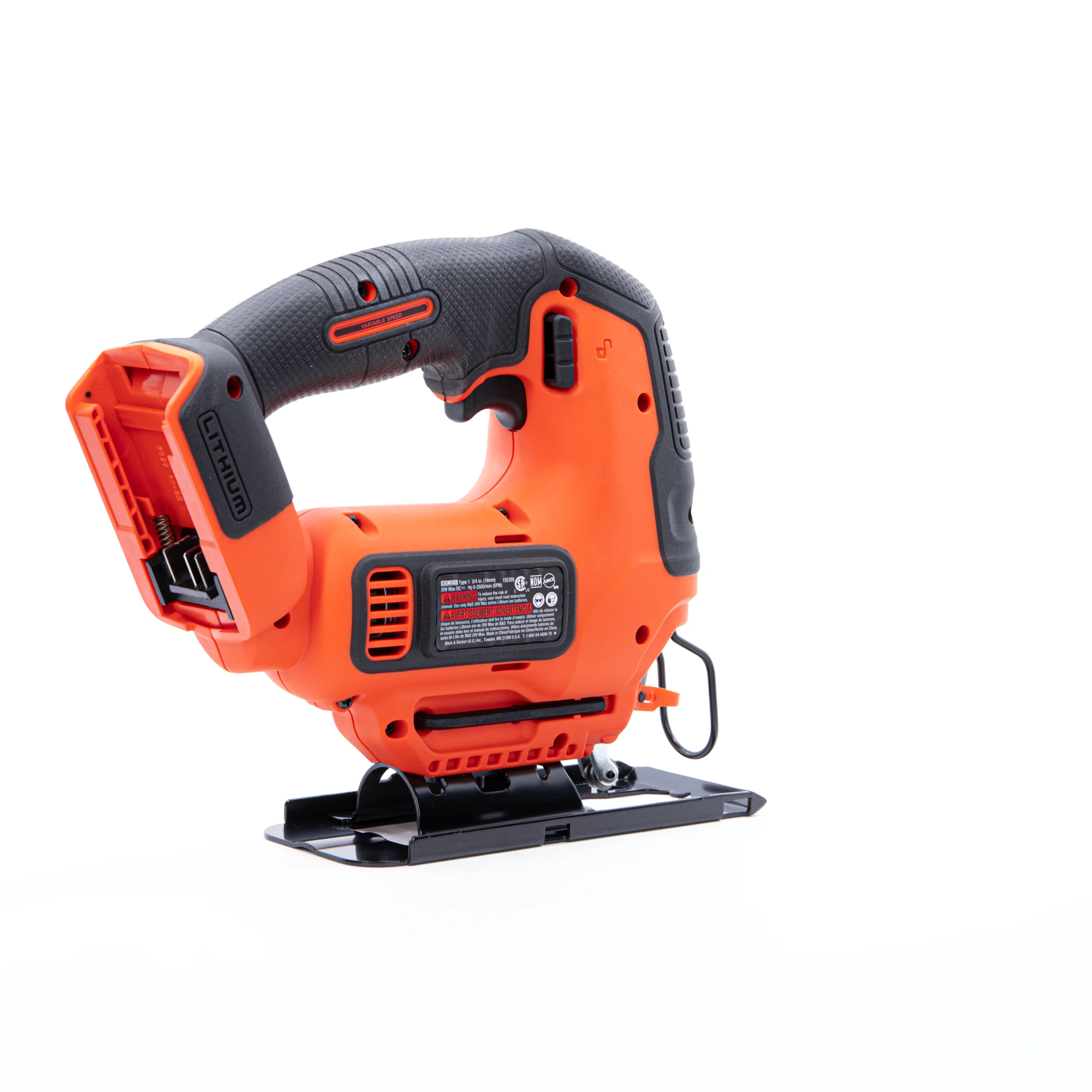 20V MAX* POWERCONNECT™ Cordless Variable Speed Jigsaw, Battery and Charger Not Included - Image 17