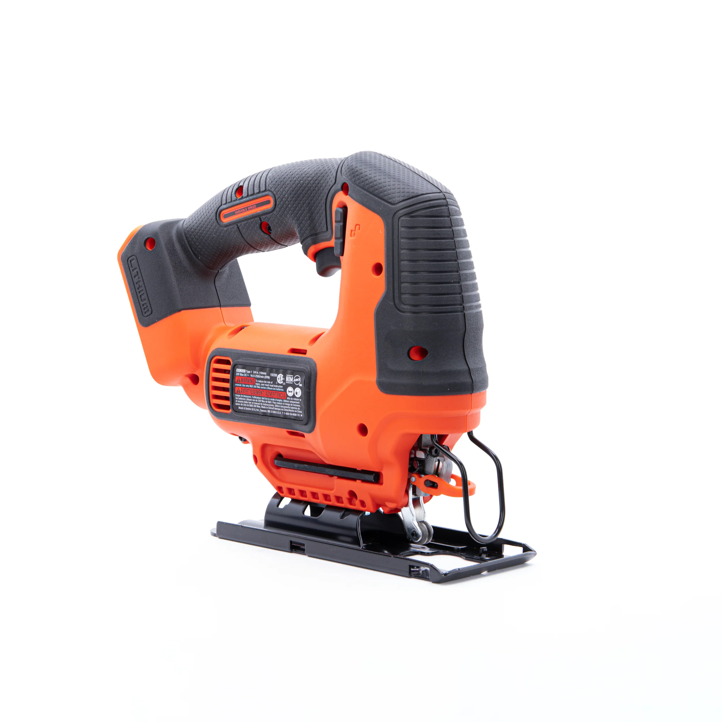20V MAX* POWERCONNECT™ Cordless Variable Speed Jigsaw, Battery and Charger Not Included - Image 25