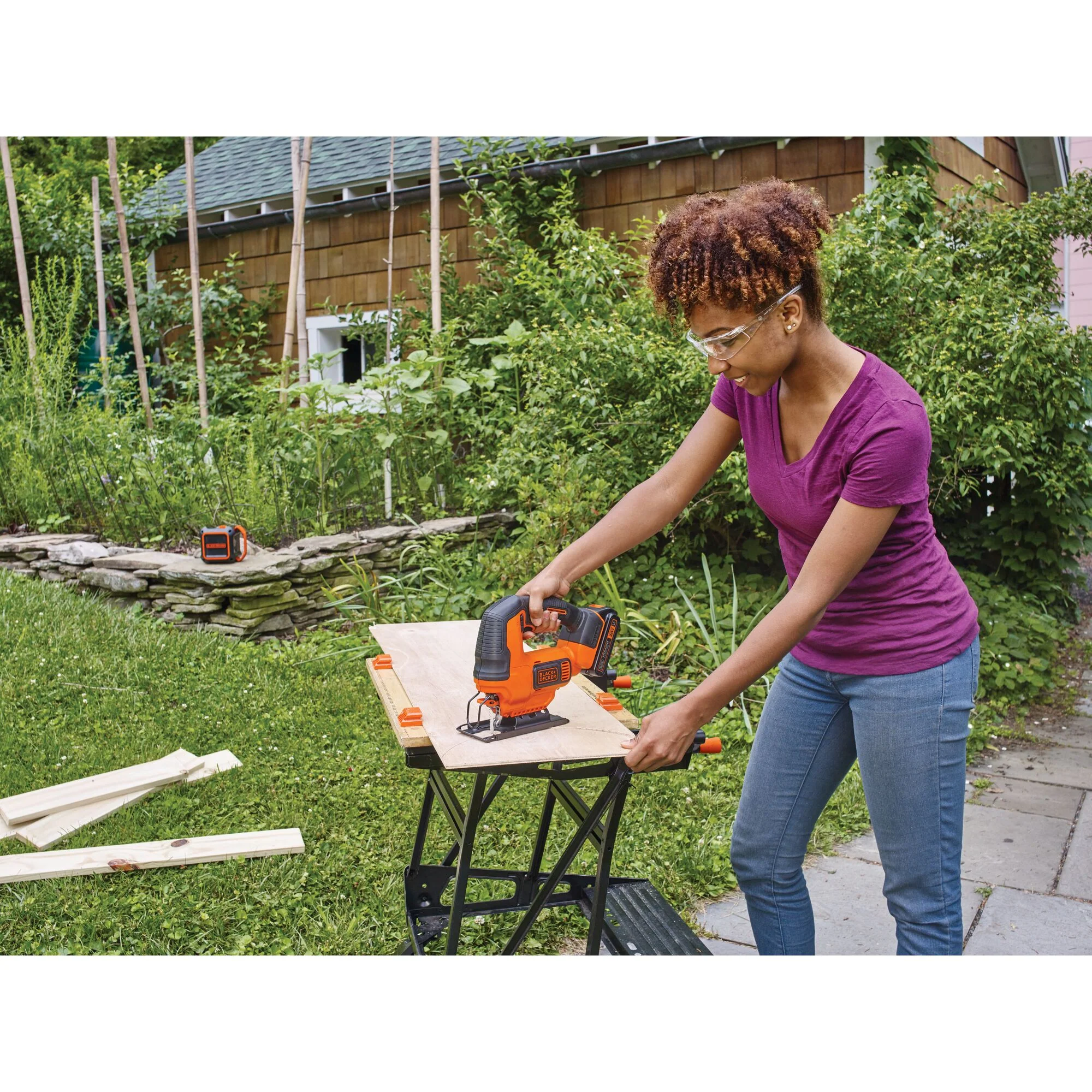 20V MAX* POWERCONNECT™ Cordless Variable Speed Jigsaw, Battery and Charger Included - Image 2