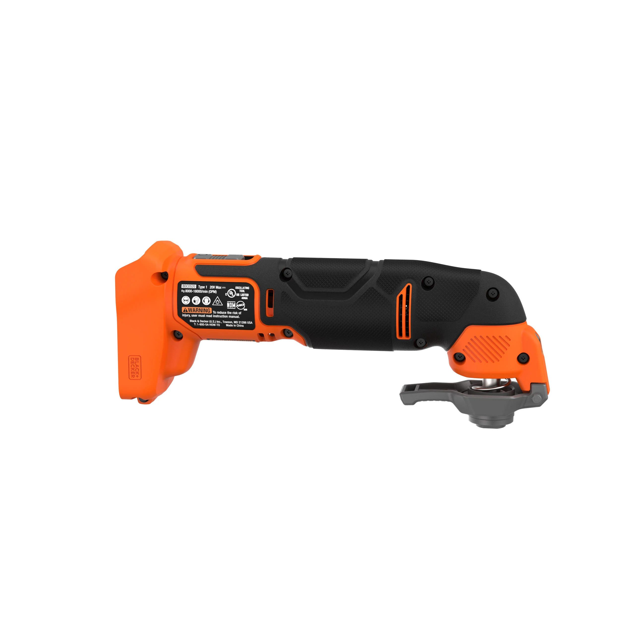 20V MAX* POWERCONNECT™ Cordless Oscillating Multi-Tool, Battery and Charger Not Included - Image 10