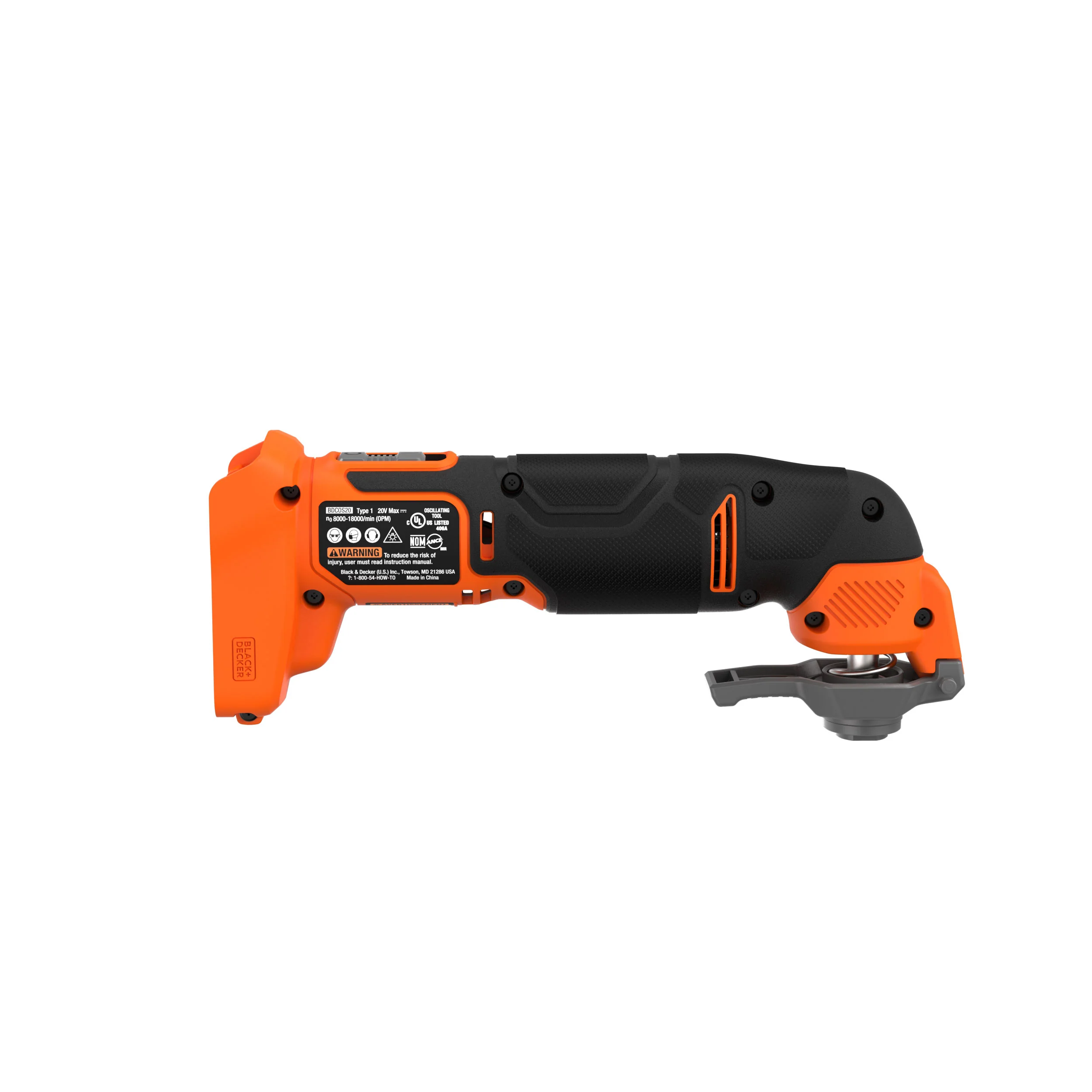 20V MAX* POWERCONNECT™ Cordless Oscillating Multi-Tool, Battery and Charger Not Included - Image 11