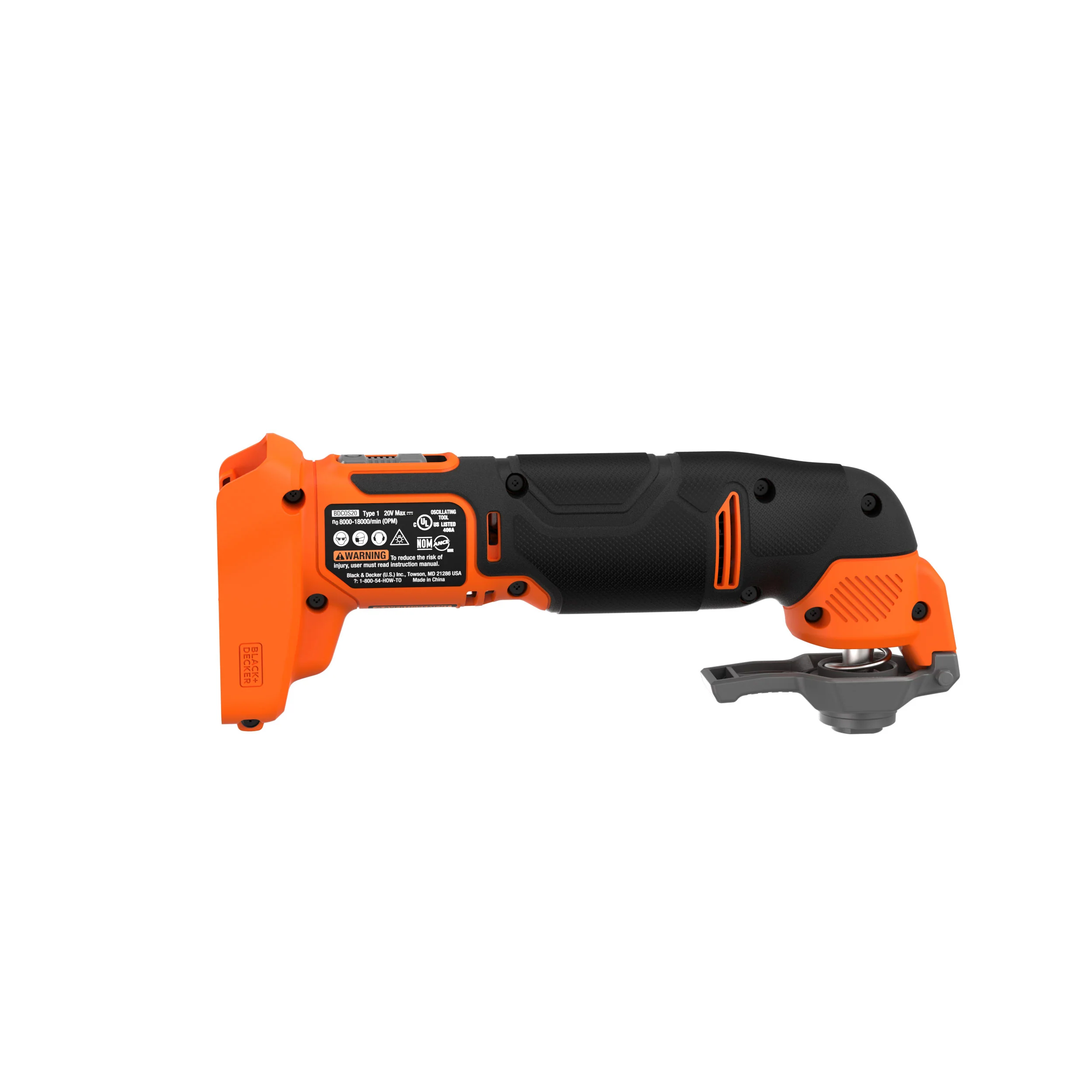 20V MAX* POWERCONNECT™ Cordless Oscillating Multi-Tool, Battery and Charger Not Included - Image 13