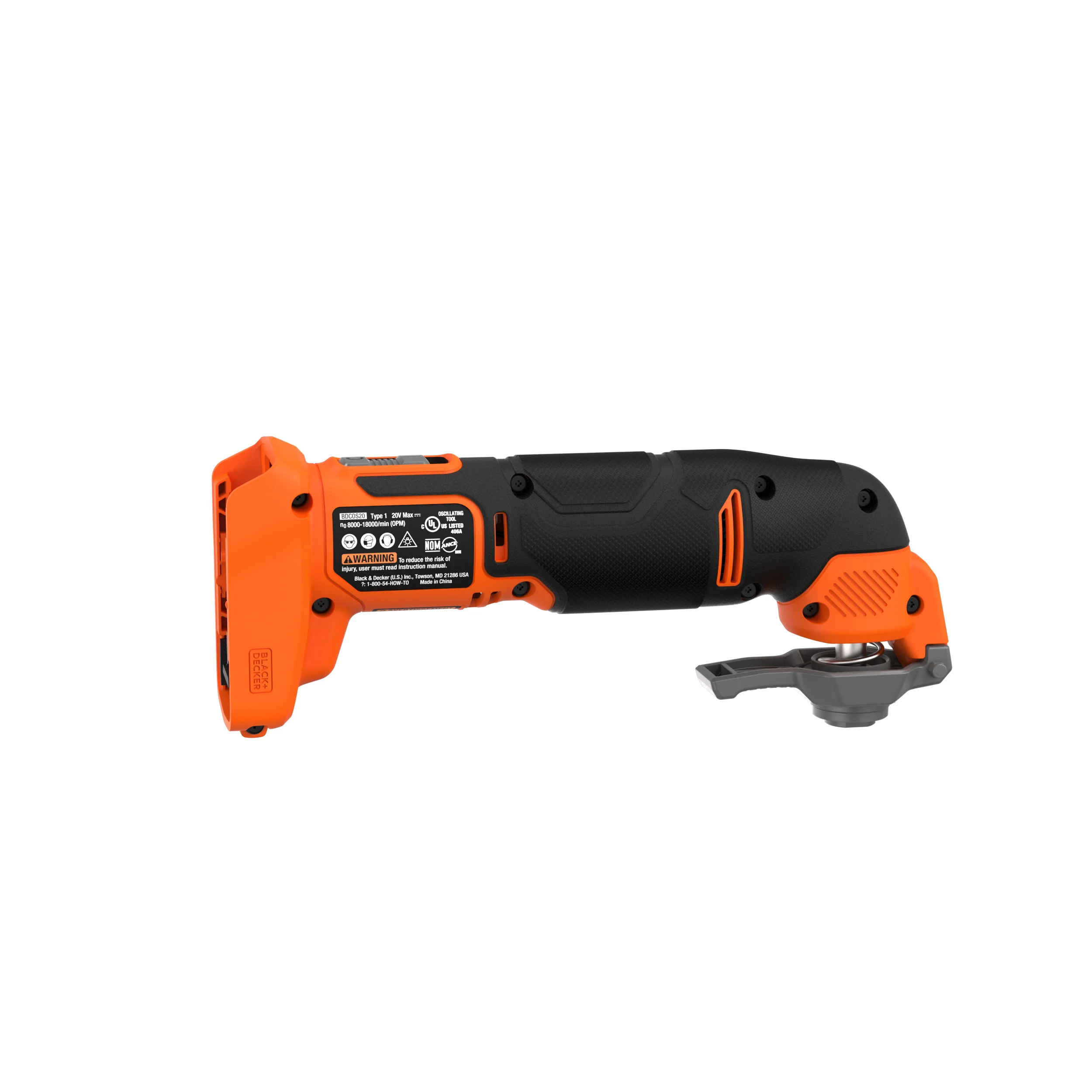 20V MAX* POWERCONNECT™ Cordless Oscillating Multi-Tool, Battery and Charger Not Included - Image 14