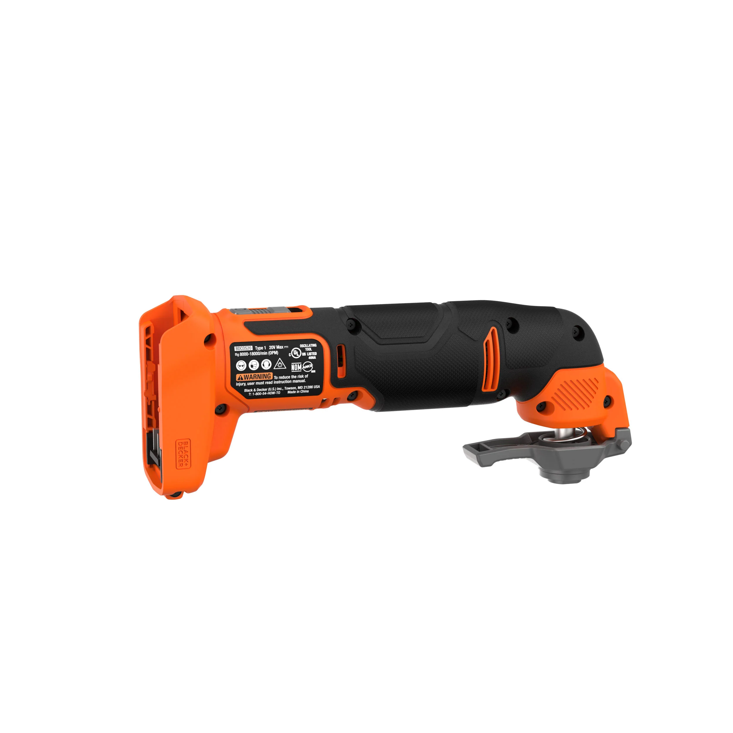 20V MAX* POWERCONNECT™ Cordless Oscillating Multi-Tool, Battery and Charger Not Included - Image 15