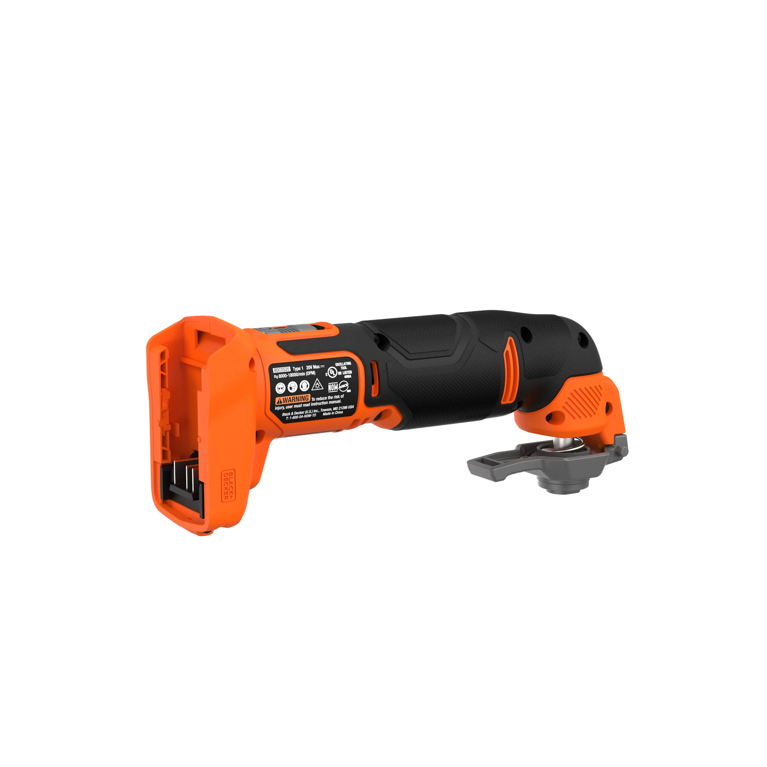 20V MAX* POWERCONNECT™ Cordless Oscillating Multi-Tool, Battery and Charger Not Included - Image 16