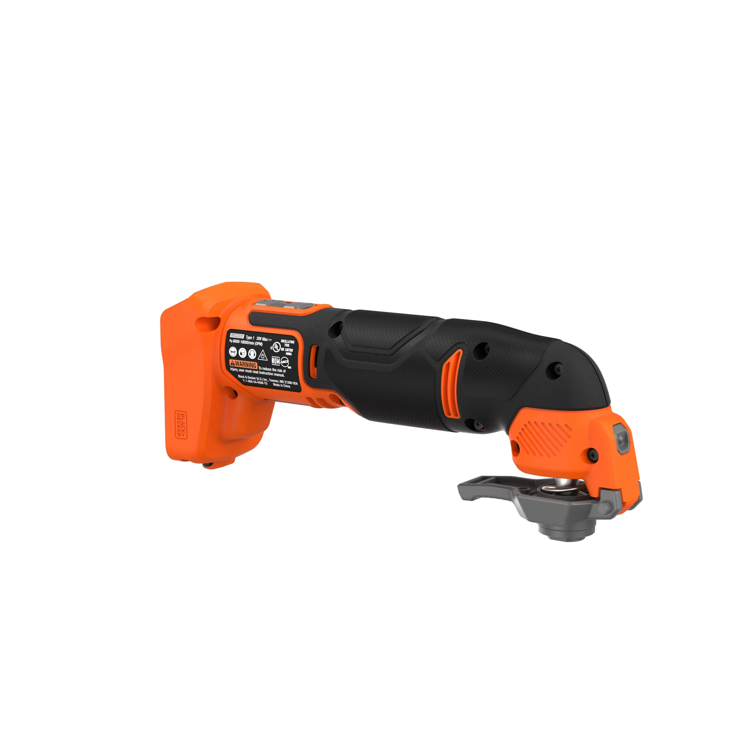 20V MAX* POWERCONNECT™ Cordless Oscillating Multi-Tool, Battery and Charger Not Included - Image 6