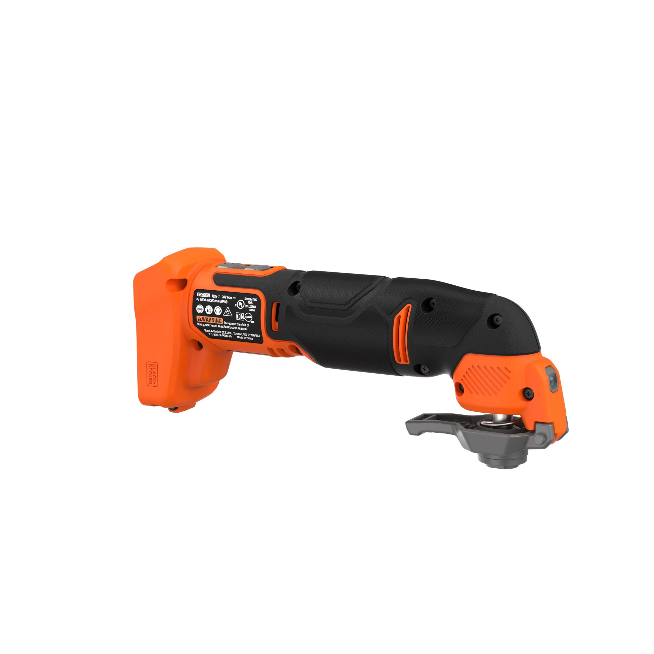 20V MAX* POWERCONNECT™ Cordless Oscillating Multi-Tool, Battery and Charger Not Included - Image 7
