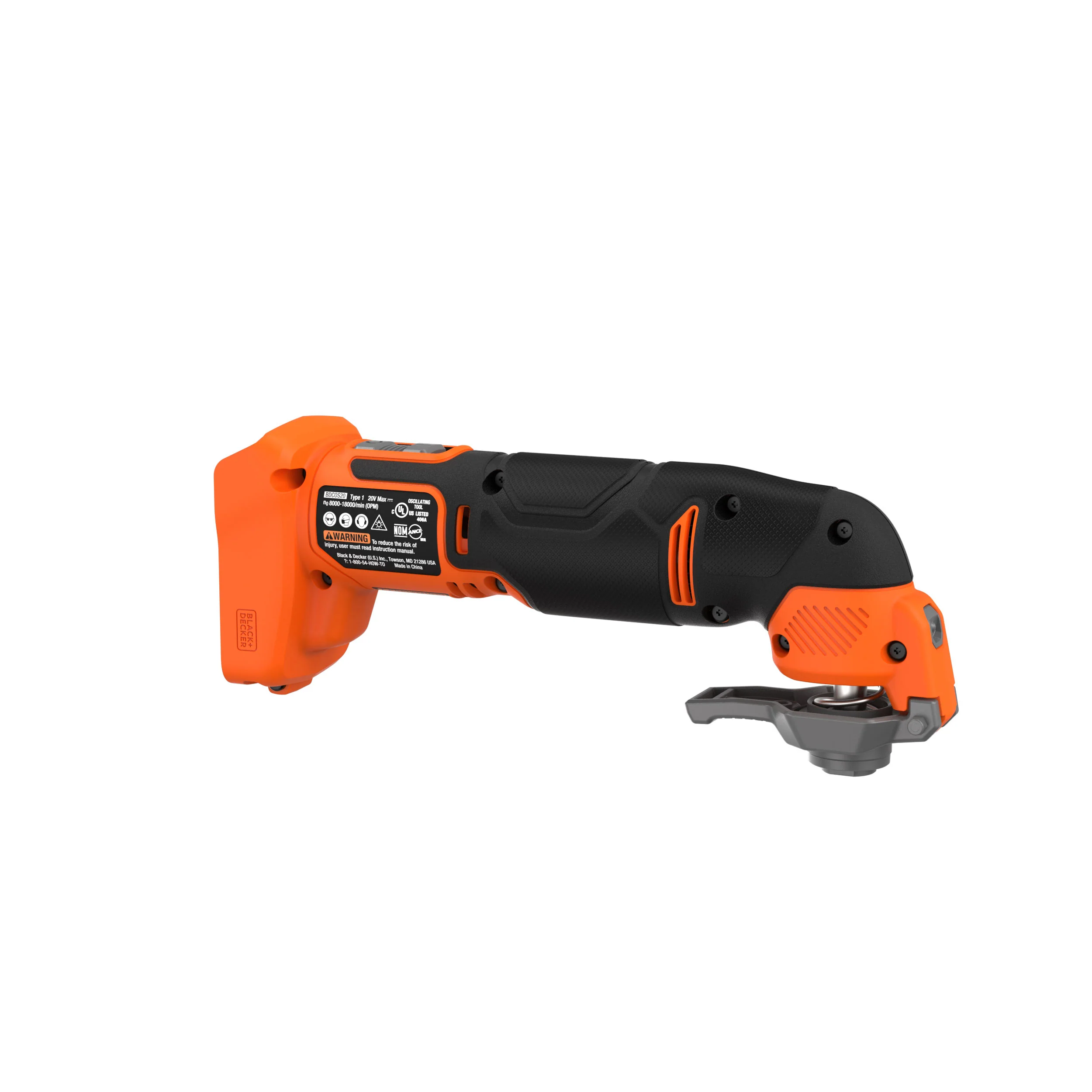 20V MAX* POWERCONNECT™ Cordless Oscillating Multi-Tool, Battery and Charger Not Included - Image 8