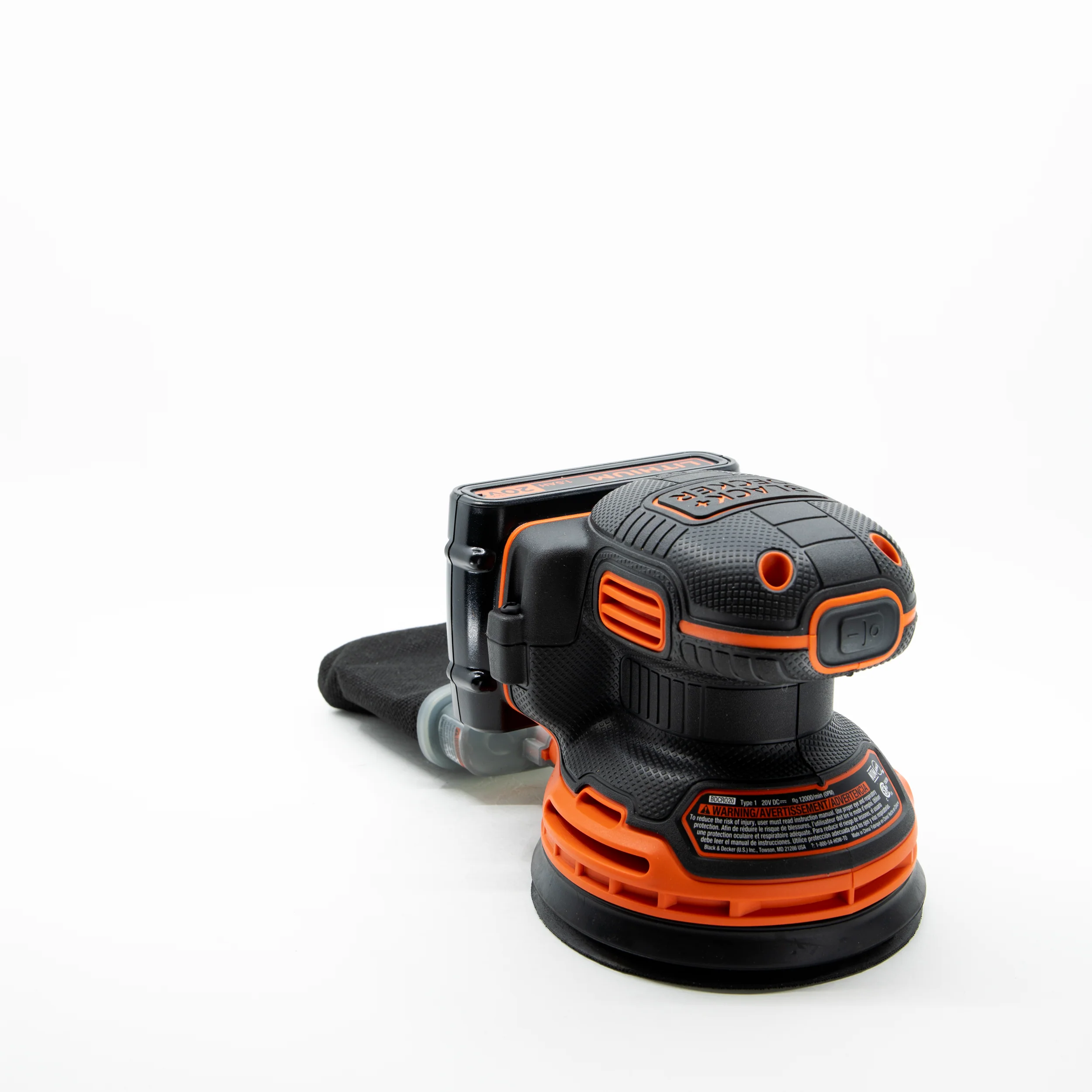 20V MAX* POWERCONNECT™ Cordless Random Orbital Sander, Battery and Charger Included - Image 11
