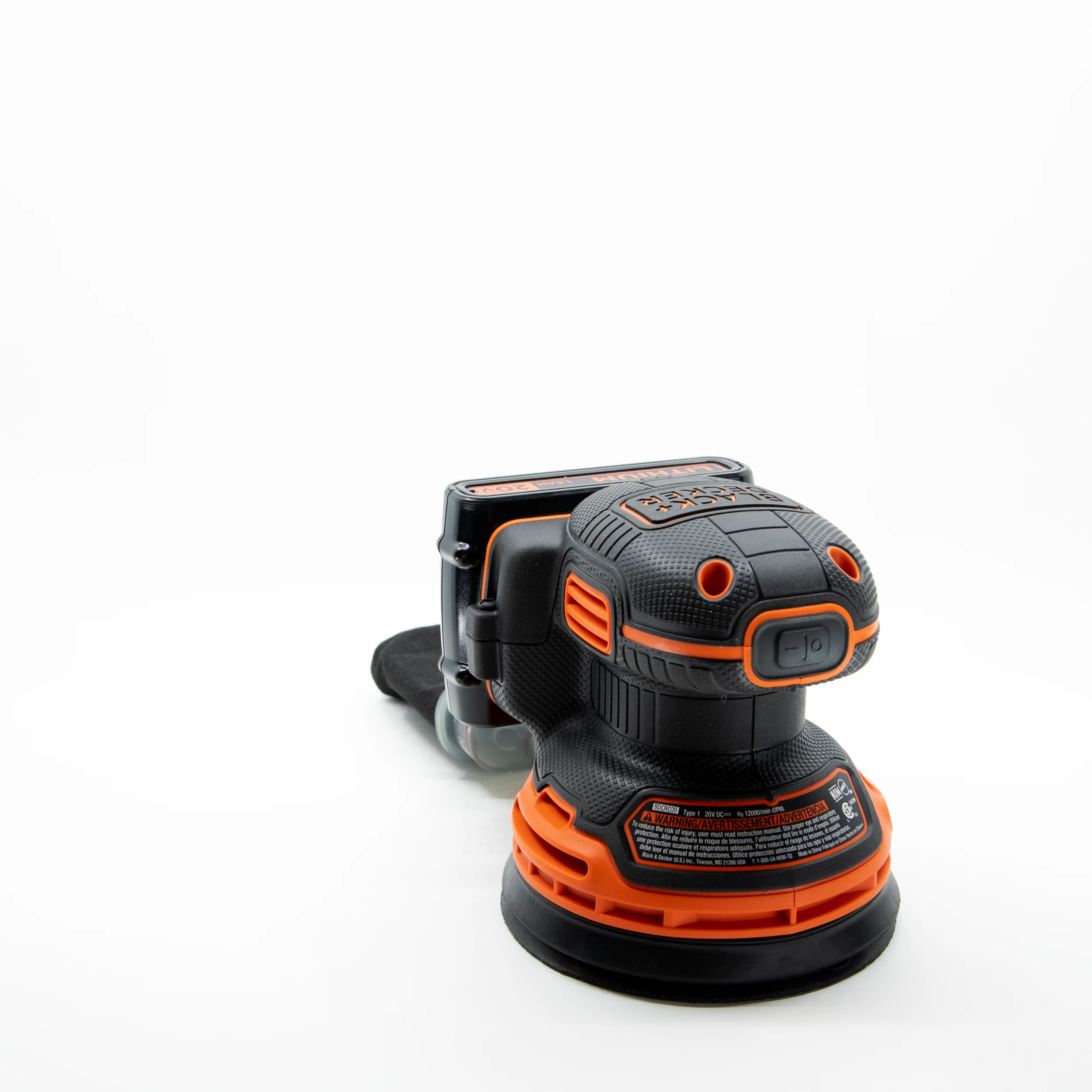 20V MAX* POWERCONNECT™ Cordless Random Orbital Sander, Battery and Charger Included - Image 12