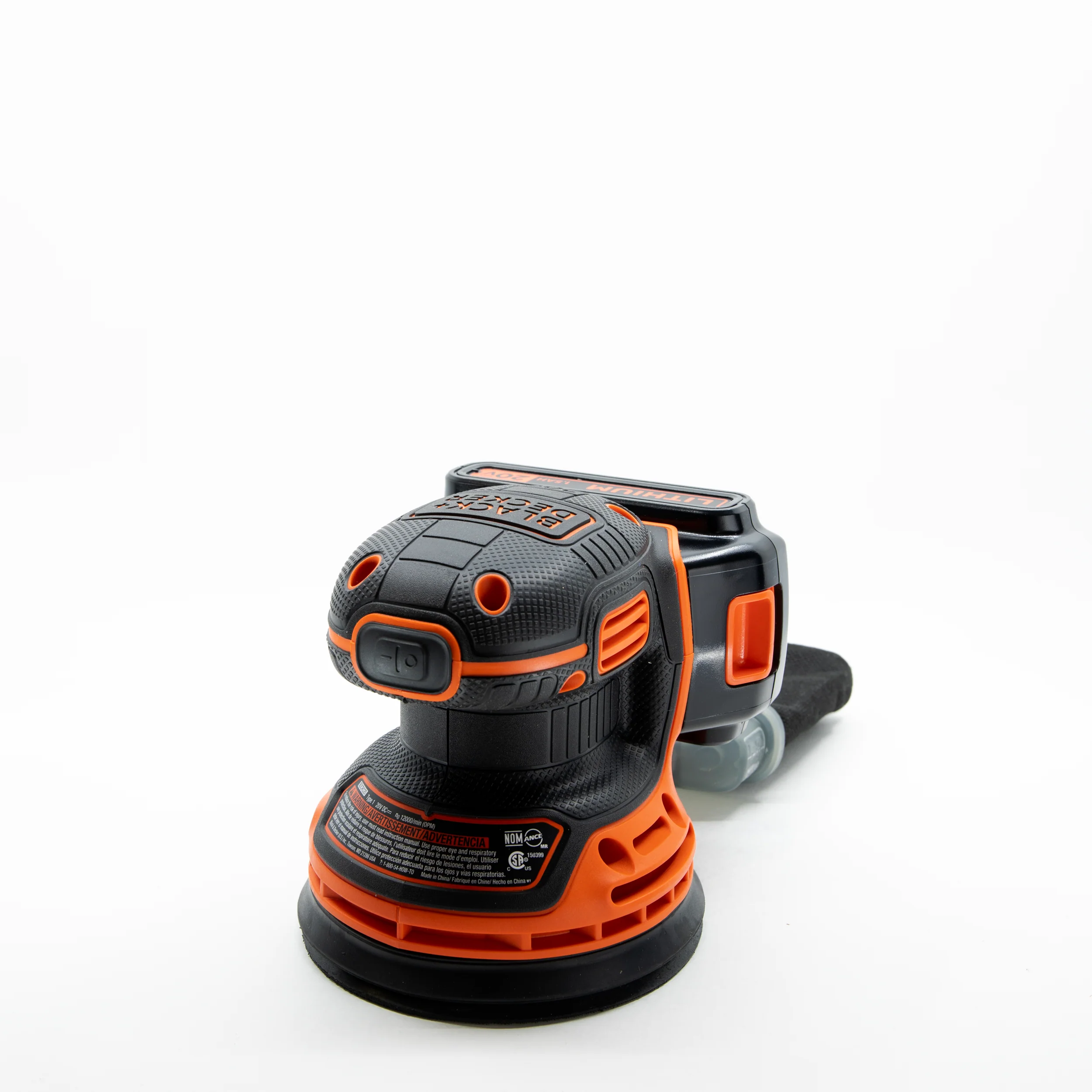 20V MAX* POWERCONNECT™ Cordless Random Orbital Sander, Battery and Charger Included - Image 17