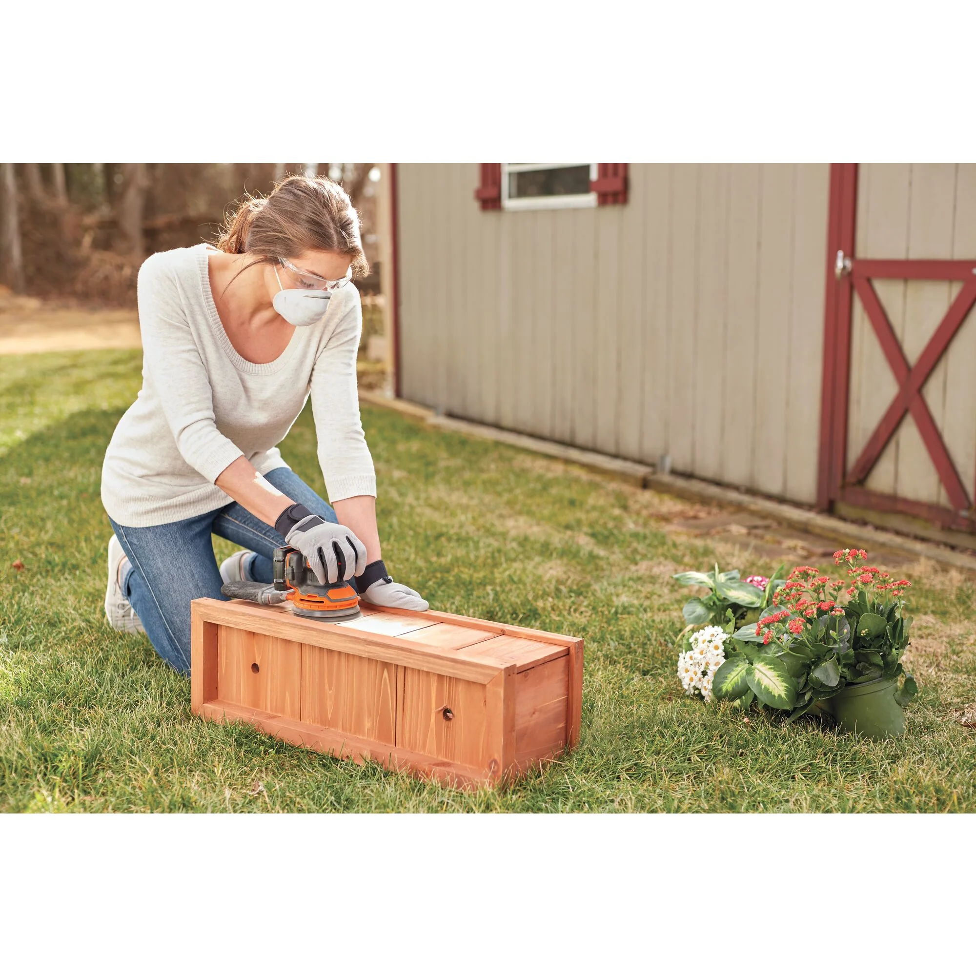 20V MAX* POWERCONNECT™ Cordless Random Orbital Sander, Battery and Charger Included - Image 3