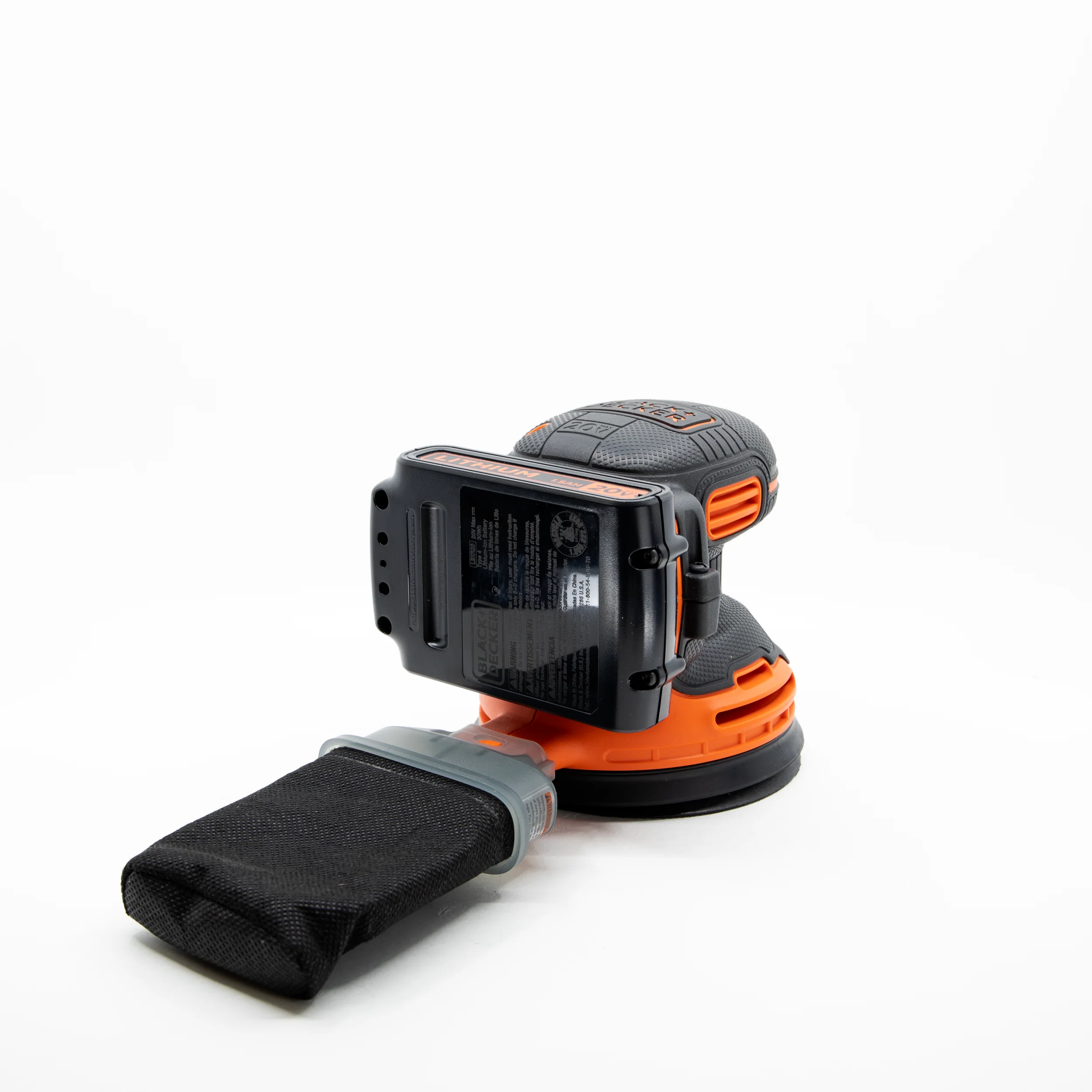 20V MAX* POWERCONNECT™ Cordless Random Orbital Sander, Battery and Charger Included - Image 36