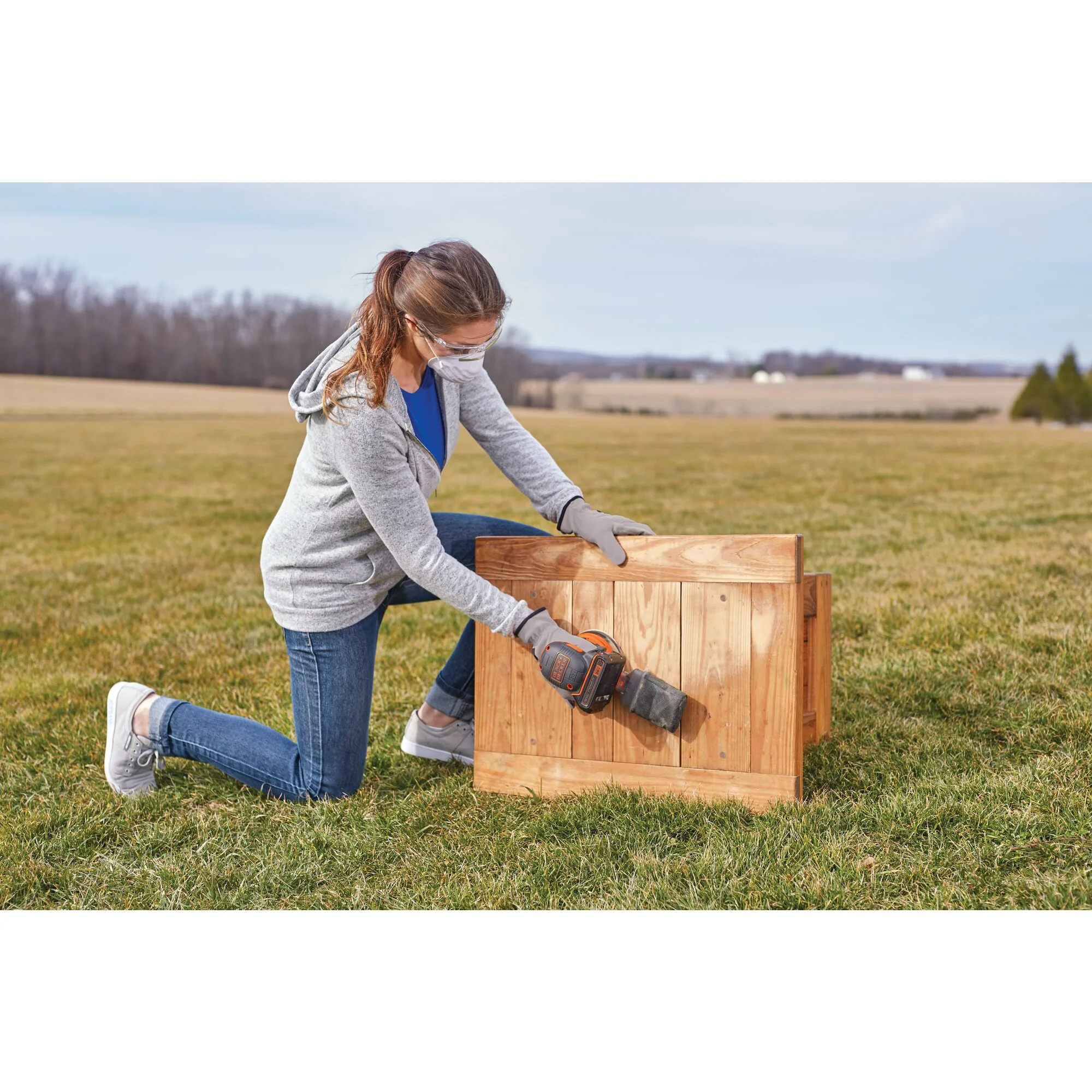 20V MAX* POWERCONNECT™ Cordless Random Orbital Sander, Battery and Charger Included - Image 4