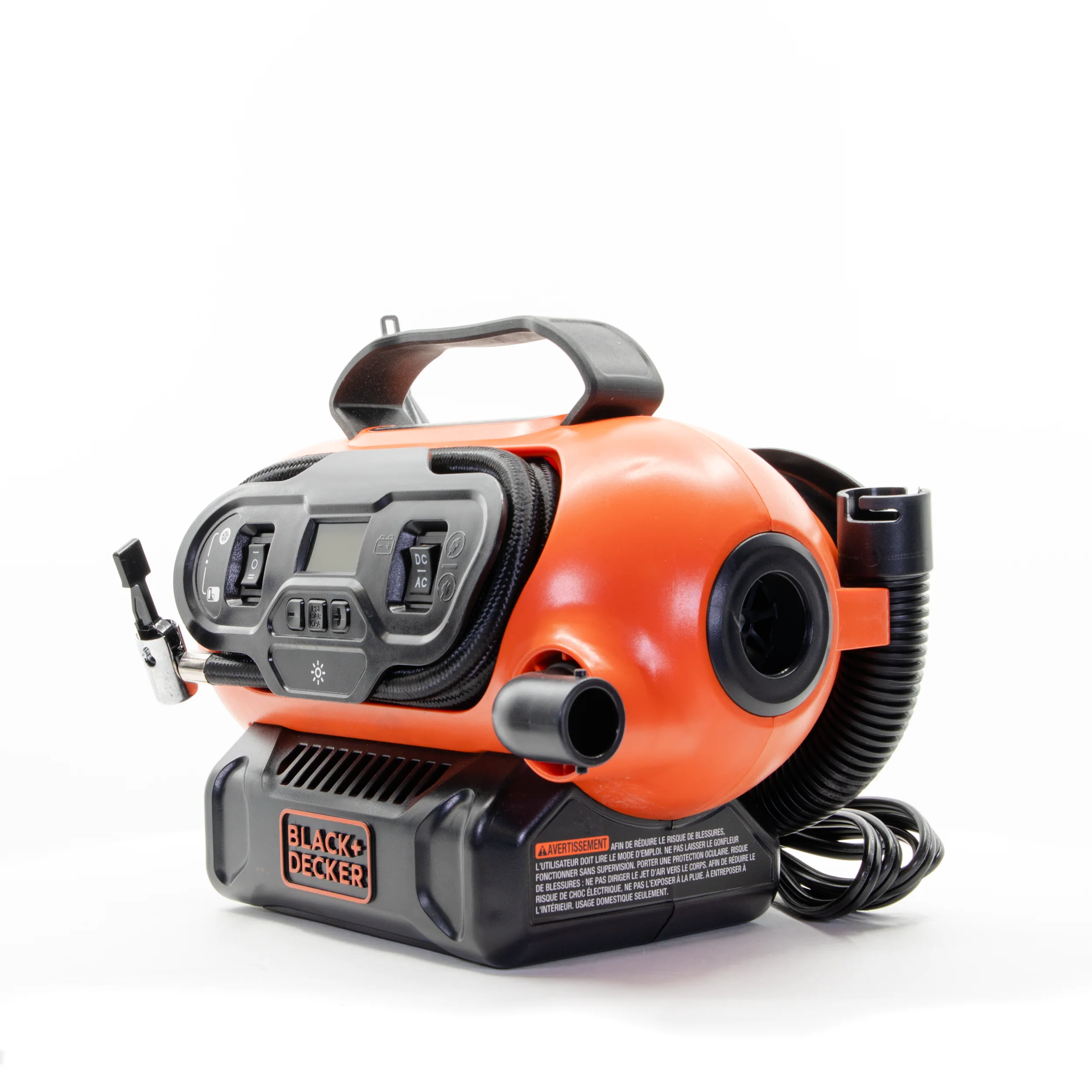 20V MAX* Cordless Tire Inflator, Cordless & Corded Power, Tool Only - Image 10
