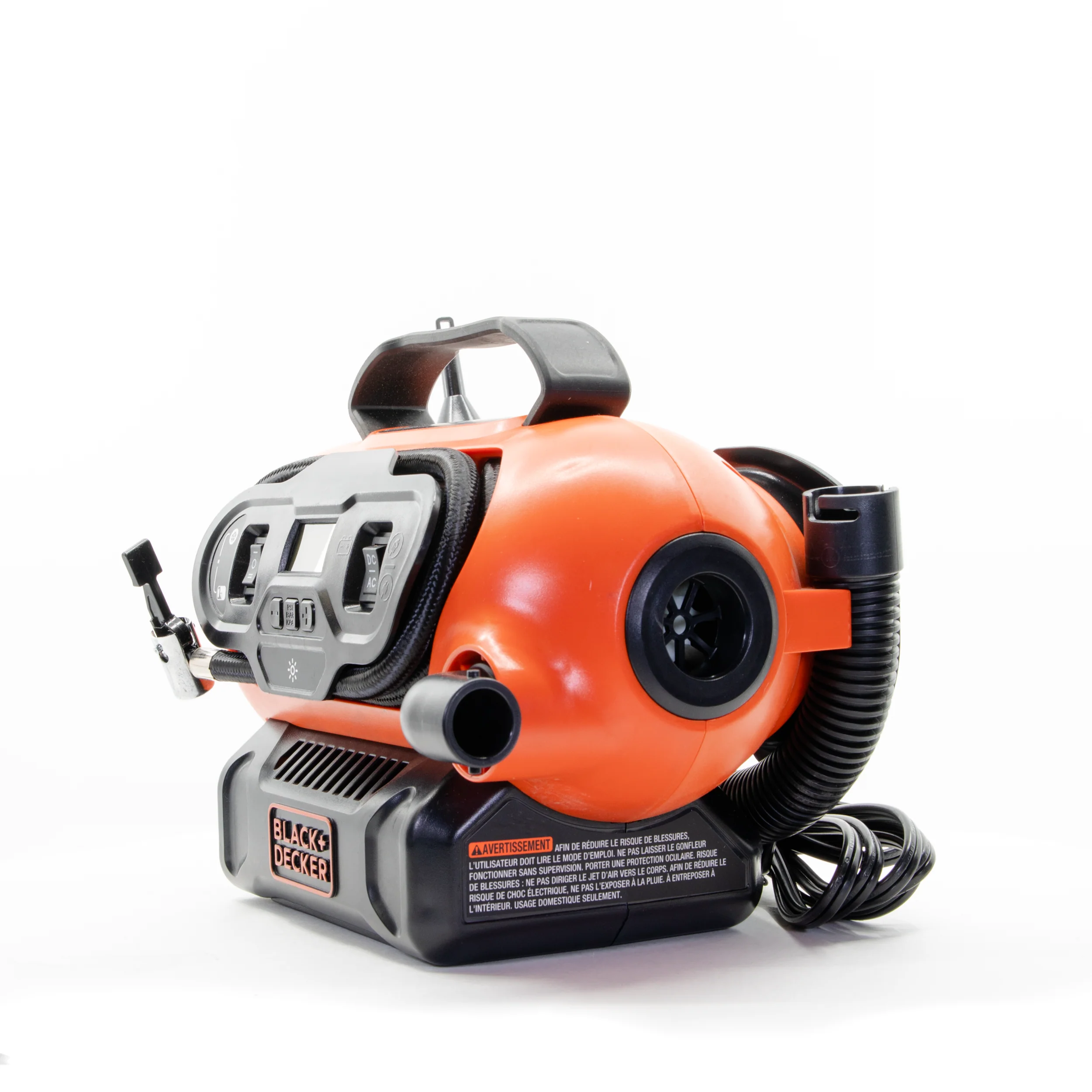20V MAX* Cordless Tire Inflator, Cordless & Corded Power, Tool Only - Image 11