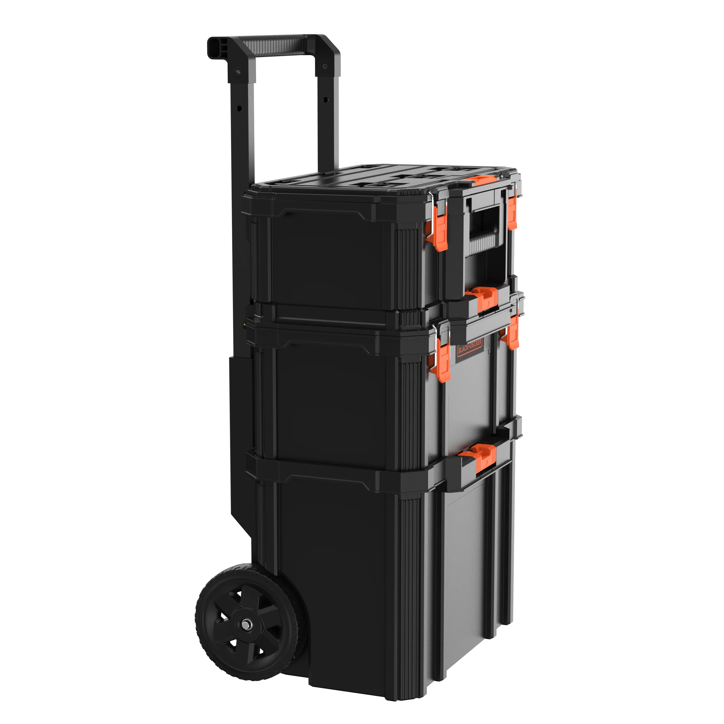 Stackable Storage System - 3 Piece Set (Small, Deep Toolbox, and Rolling Tote) - Image 11