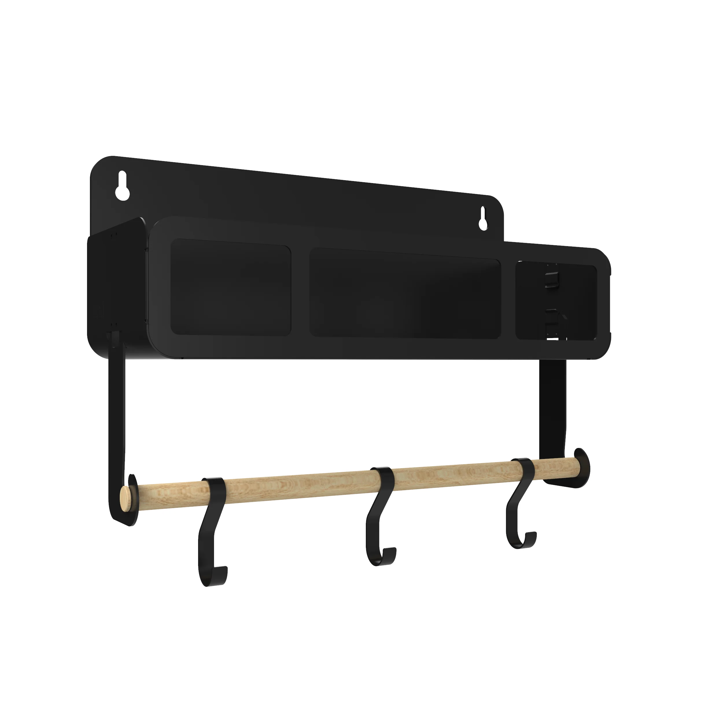 Black Hanging / Magnetic Rack System-Shelf W/Brackets - Image 10