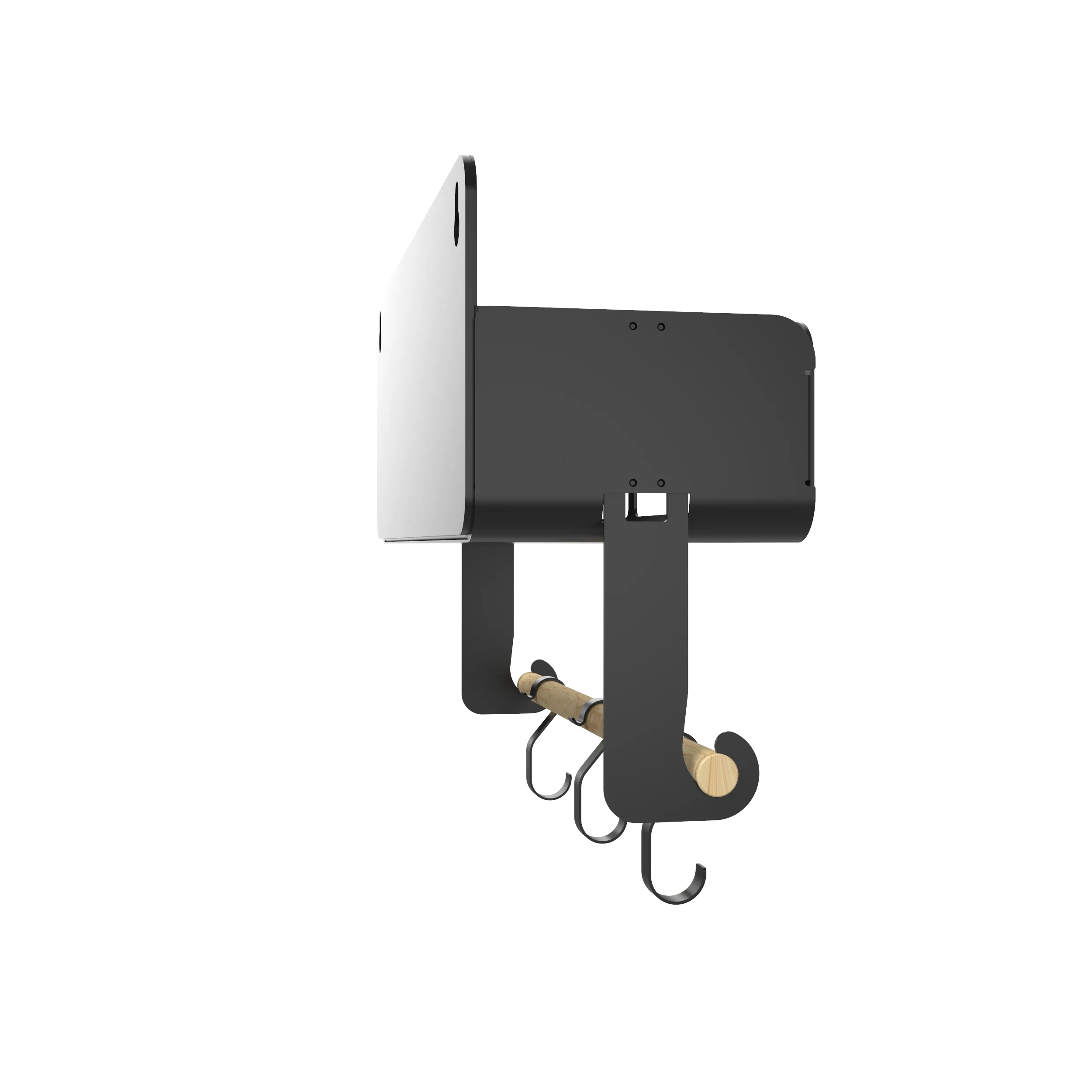 Black Hanging / Magnetic Rack System-Shelf W/Brackets - Image 24