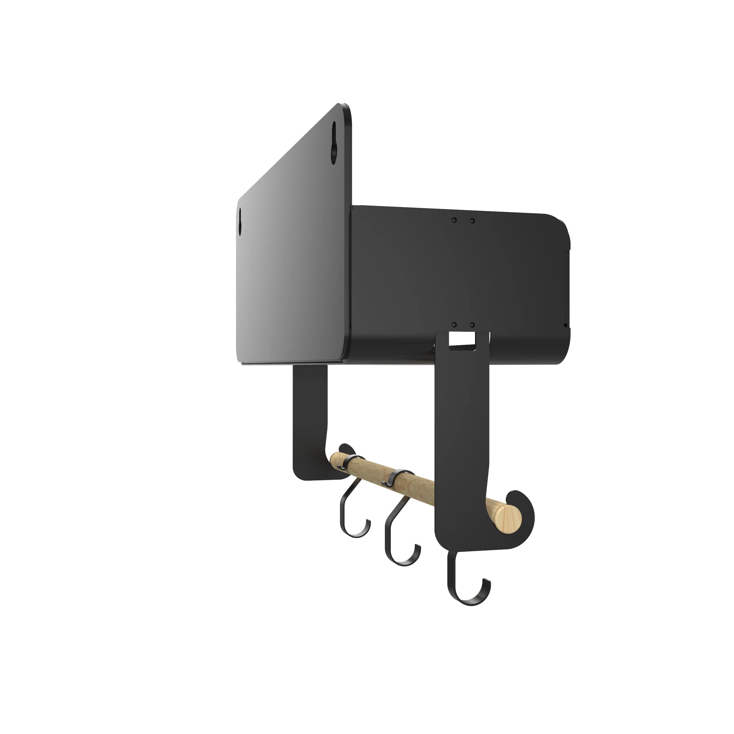Black Hanging / Magnetic Rack System-Shelf W/Brackets - Image 25