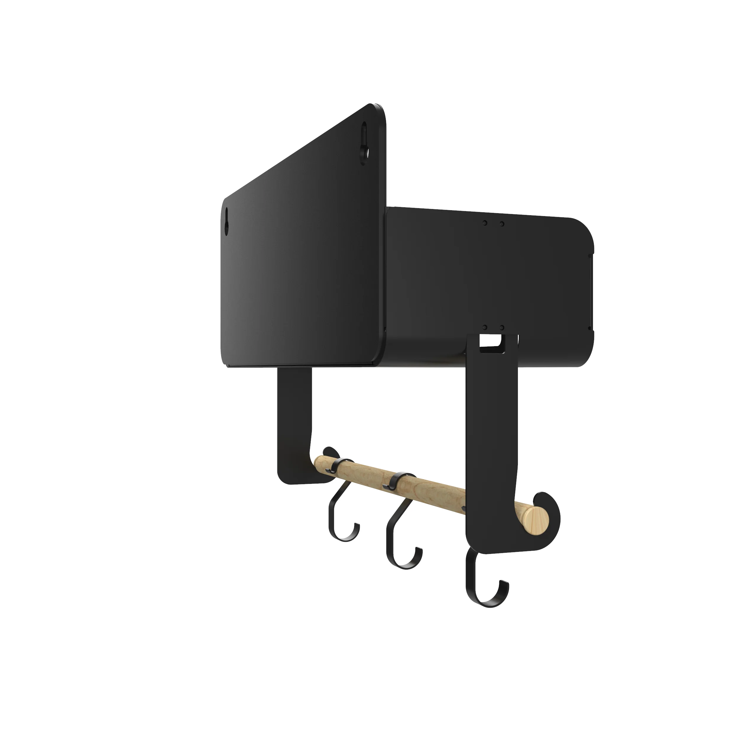 Black Hanging / Magnetic Rack System-Shelf W/Brackets - Image 26