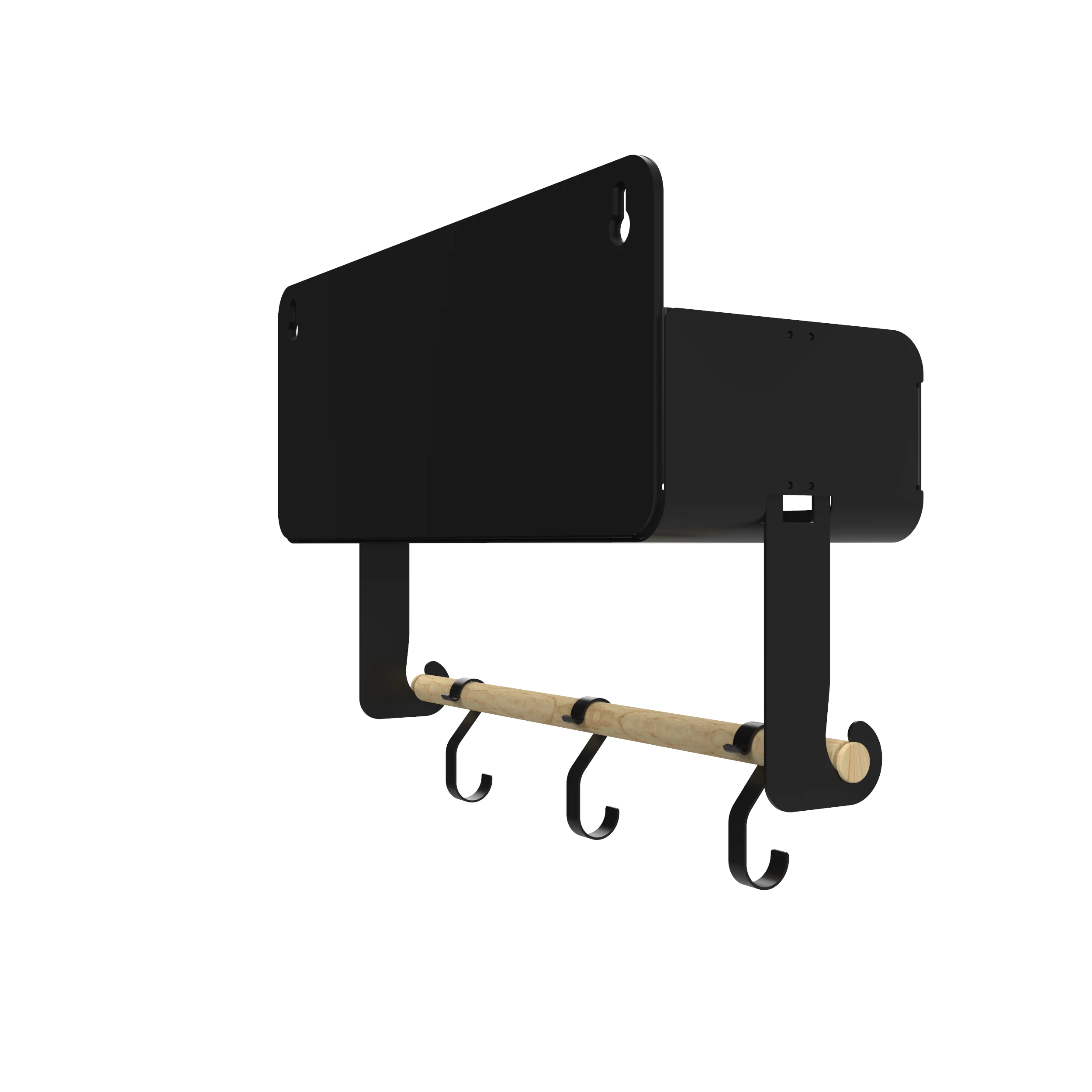 Black Hanging / Magnetic Rack System-Shelf W/Brackets - Image 28